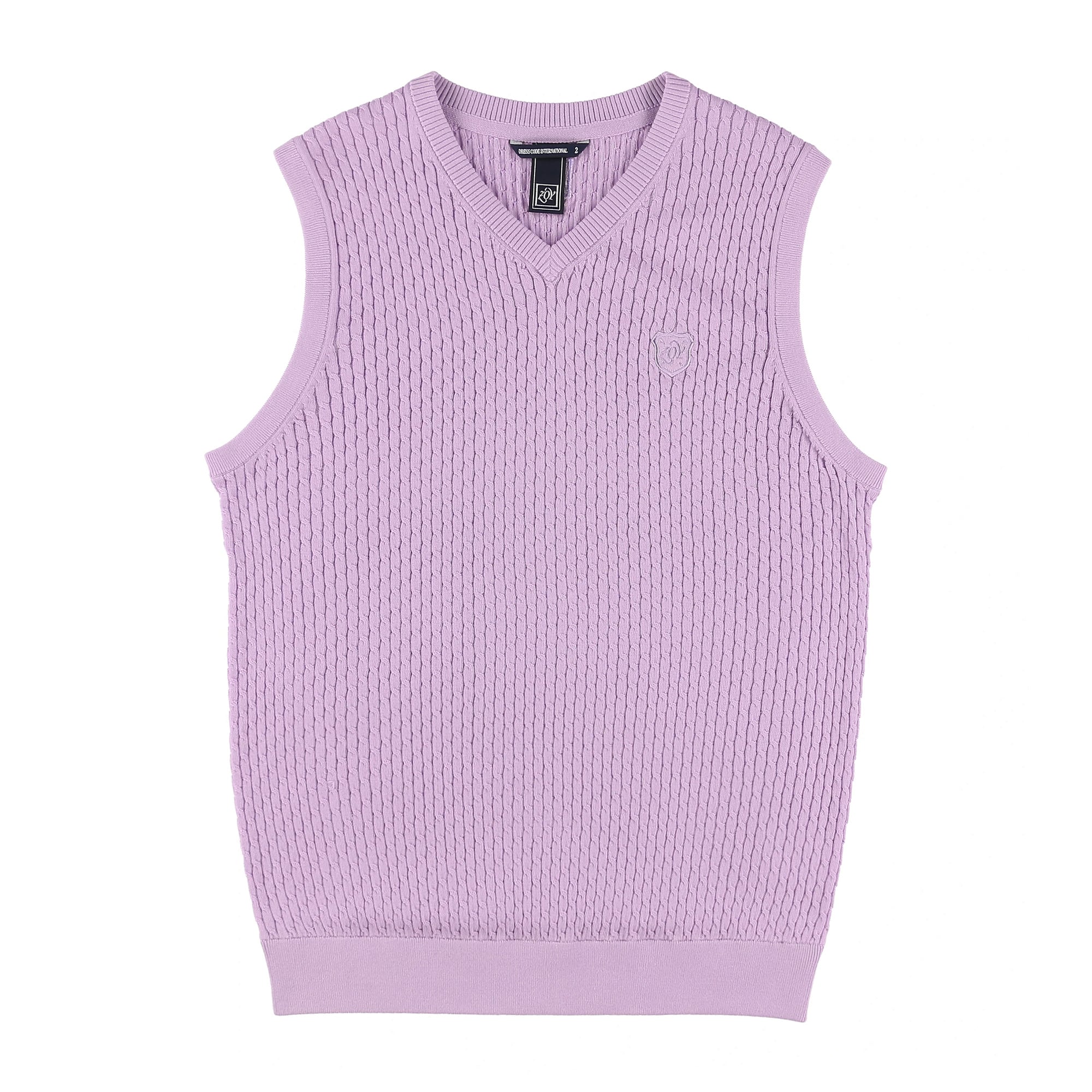 MENS ハイゲージコットン ベスト ラベンダー 071432709 - ZOY OFFICIAL