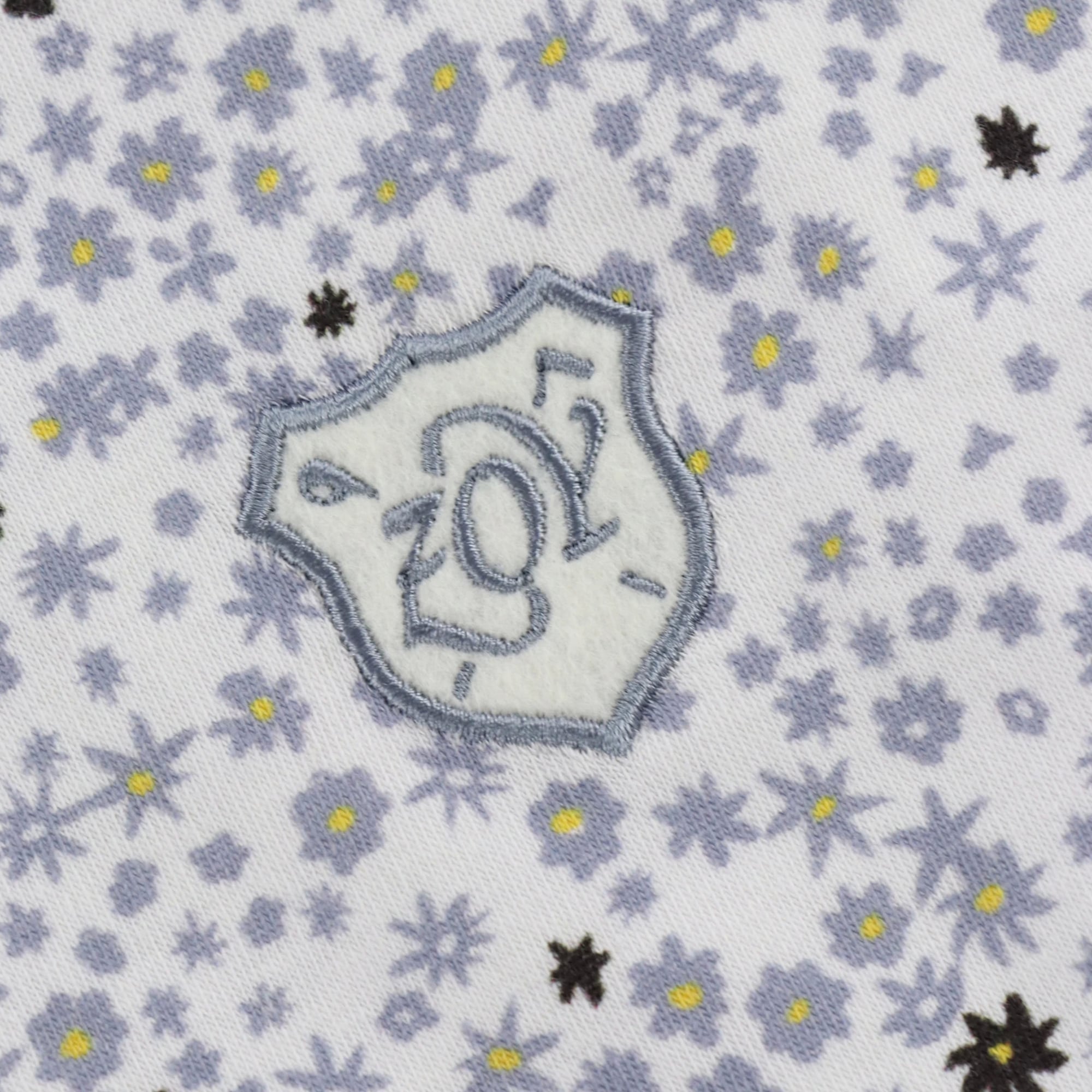 MENS ミニフラワープリント長袖ポロシャツ ホワイト 071434013 - ZOY OFFICIAL