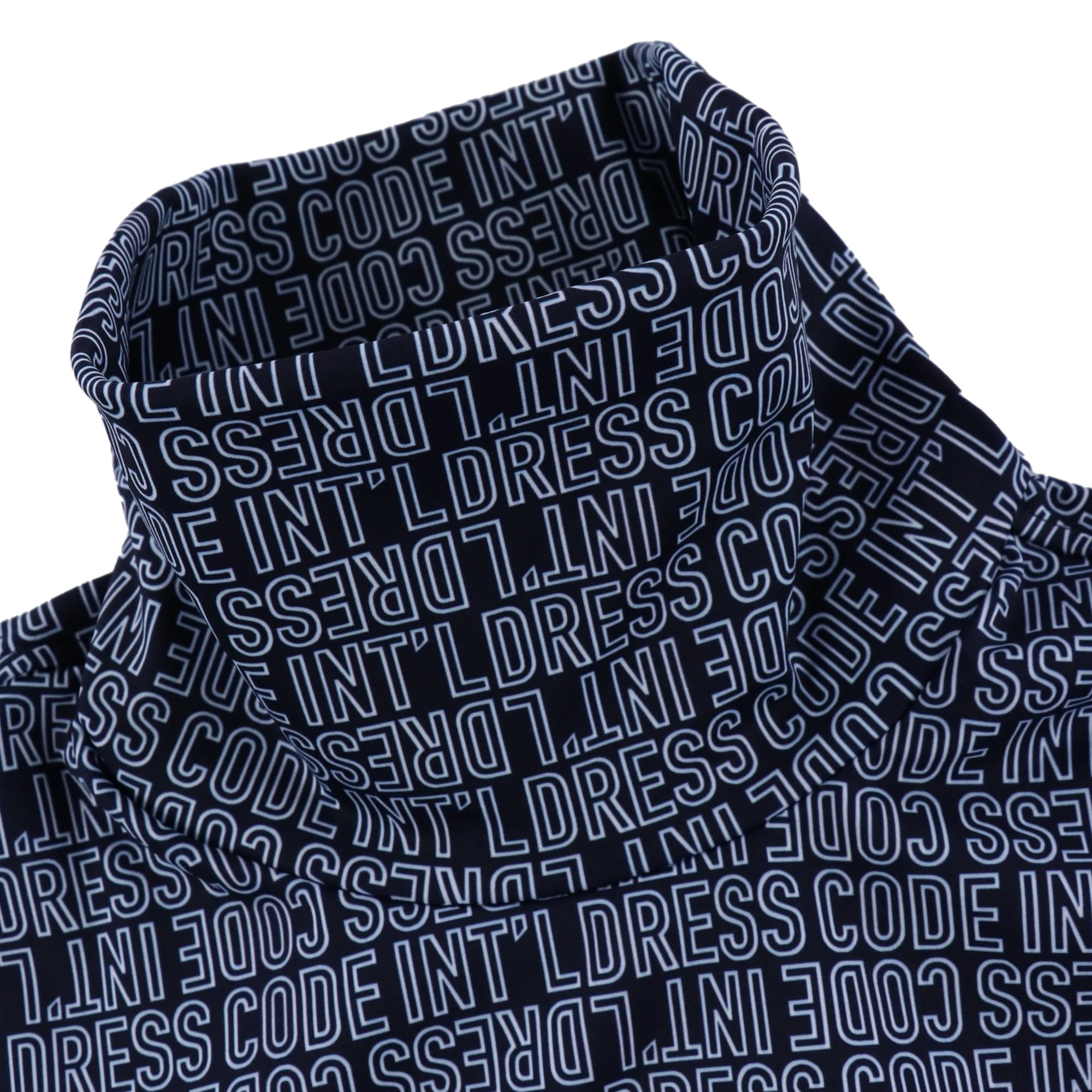 MENS ロゴプリント 長袖モックネック ネイビー 071434022 - ZOY OFFICIAL