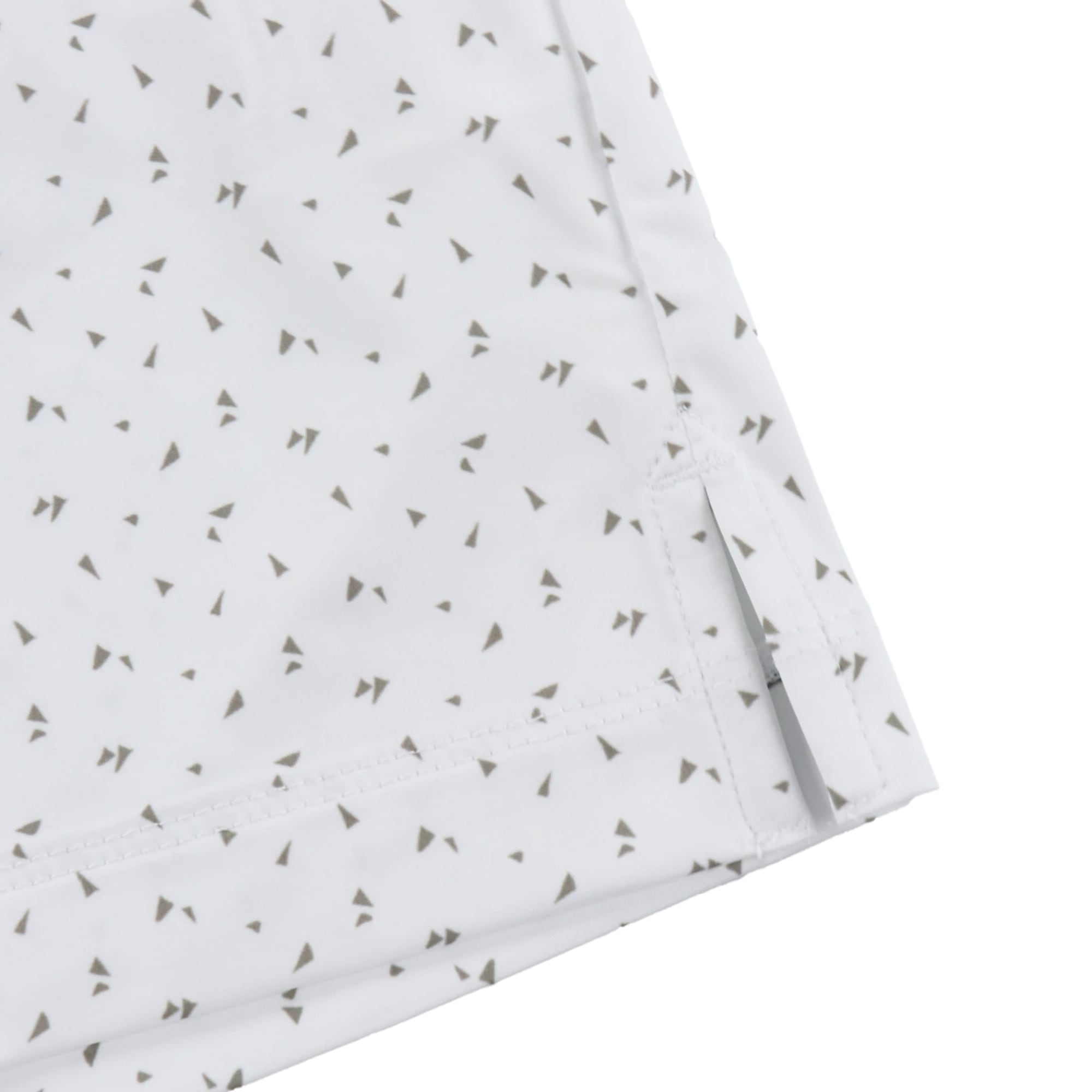 MENS トライアングルドットプリント 長袖ポロシャツ ボルドー 071434023 - ZOY OFFICIAL