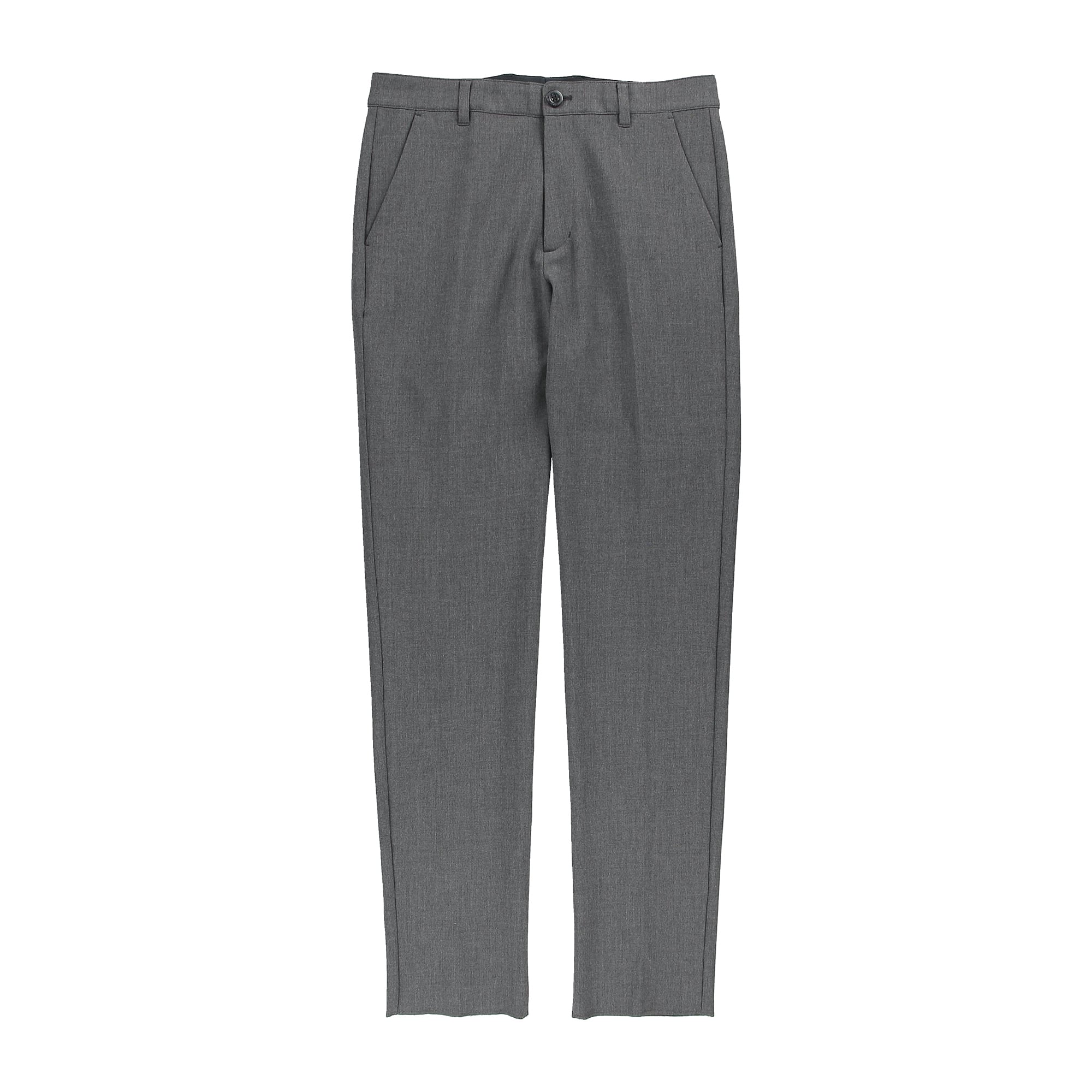 MENS 裏面起毛ストレッチ ロングパンツ ミッドグレー 071434411 - ZOY OFFICIAL