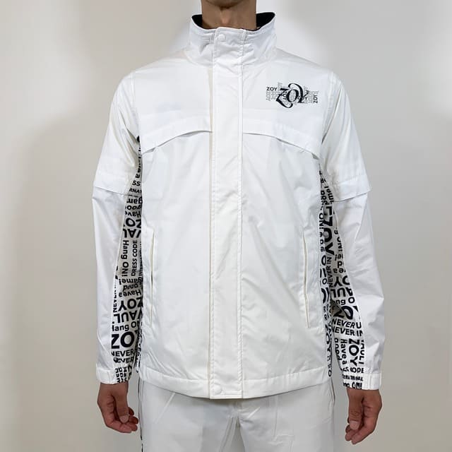 SS/AW】MENS コーティングタフタ レインウェア ホワイト 071729101 