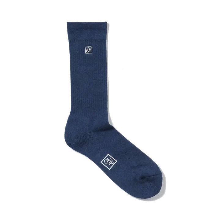 Men's Heel Protect Socks Navy
