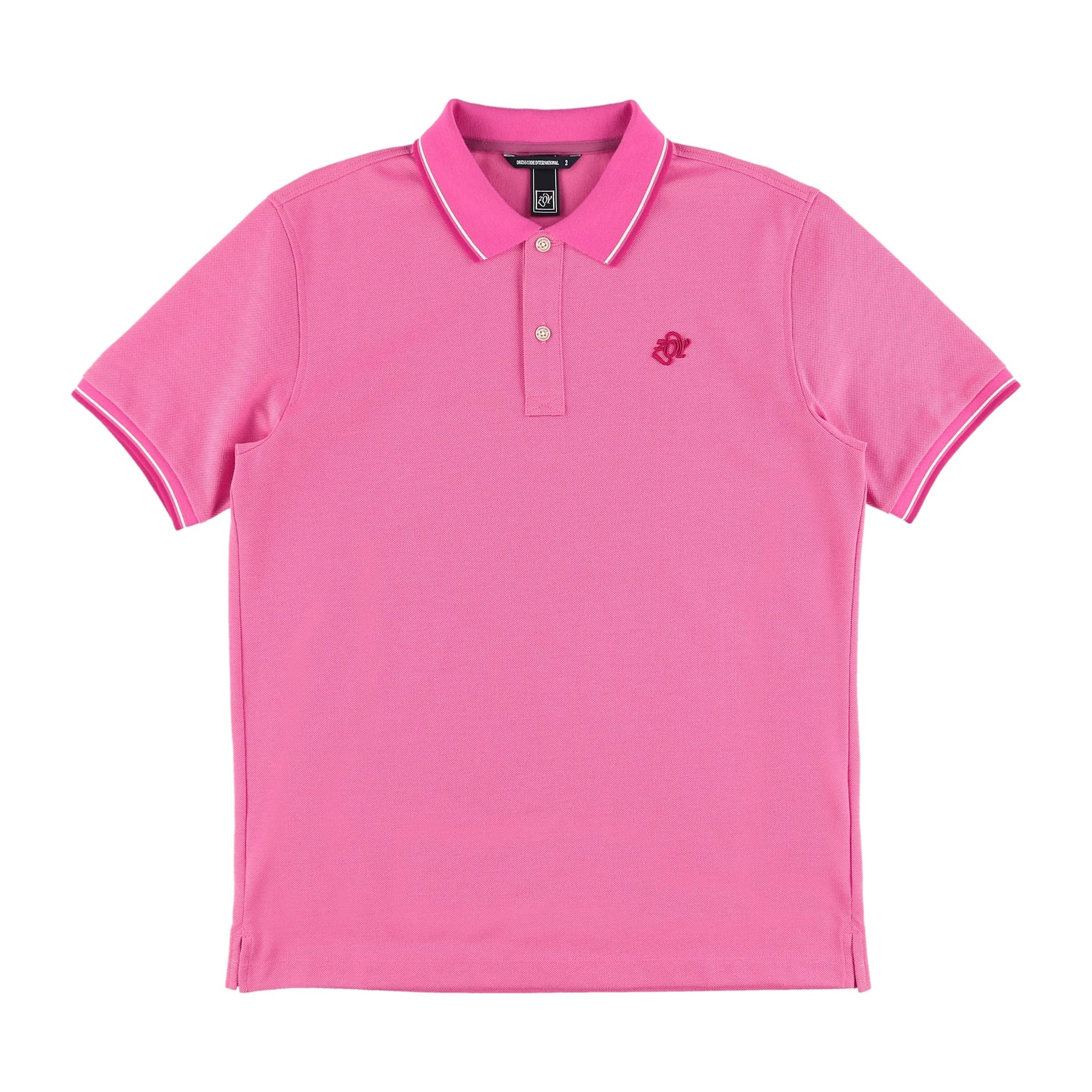 MENS コットン鹿の子 半袖ポロシャツ ピンク 071739000 - ZOY OFFICIAL