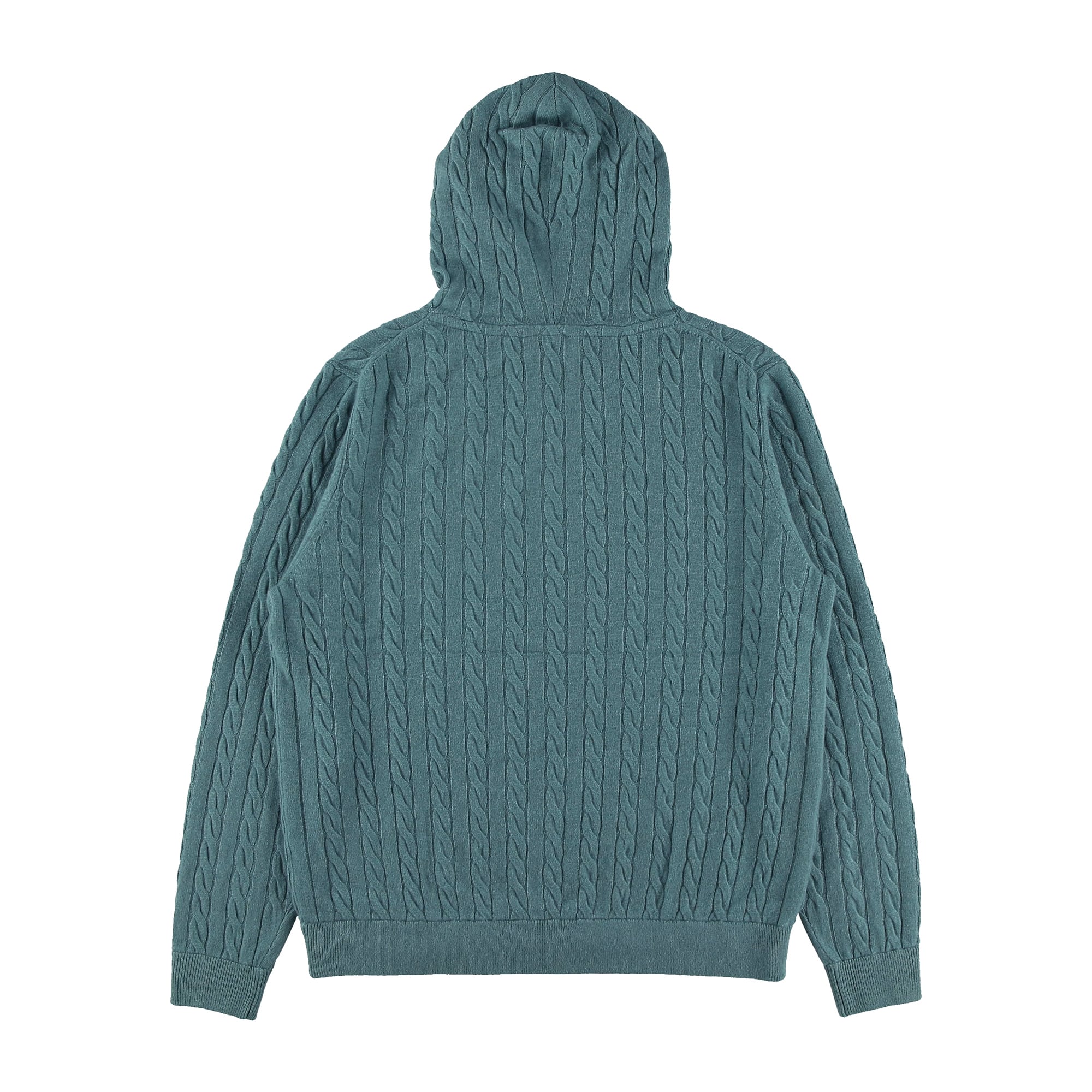 MENS AURORAカシミヤケーブル ニットプルオーバーフーディー キャメル 071434711 - ZOY OFFICIAL