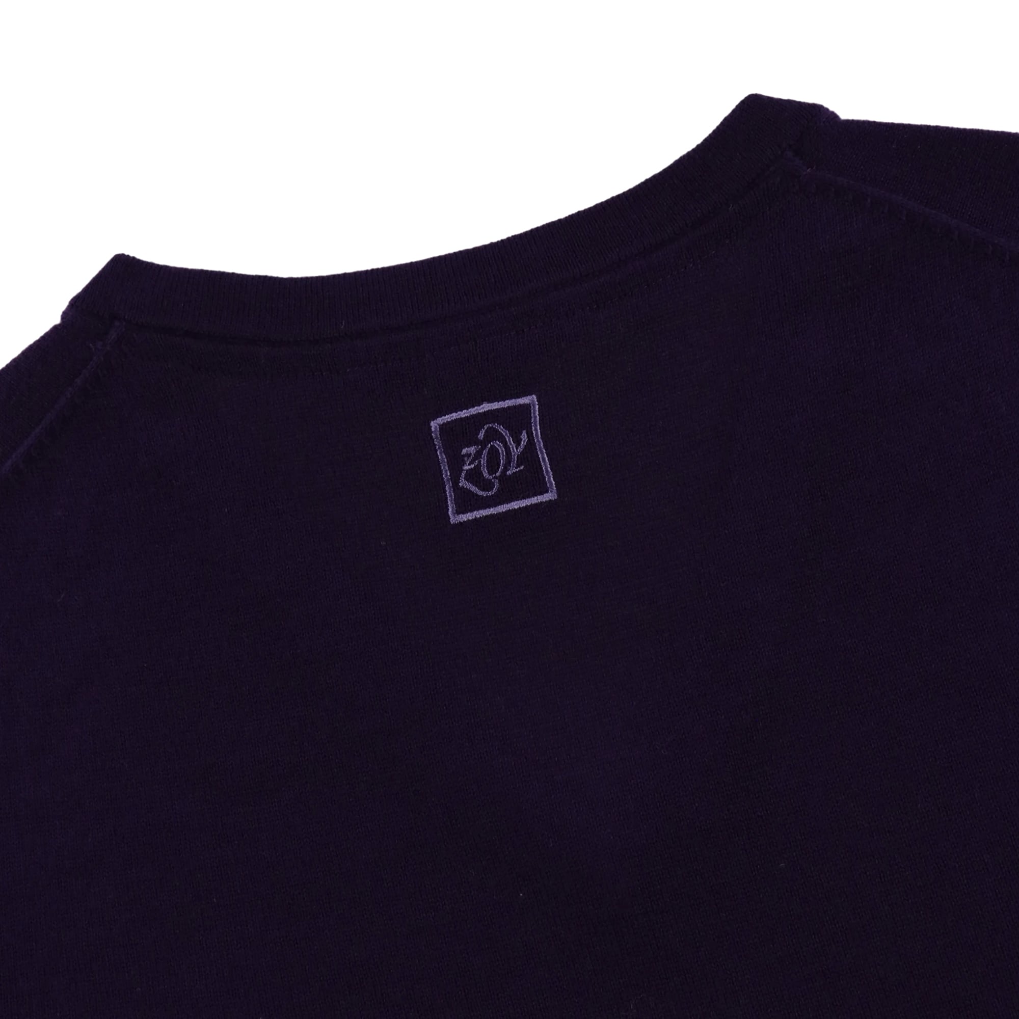 MENS CASHWOOL 長袖セーター サックス 071434716 - ZOY OFFICIAL