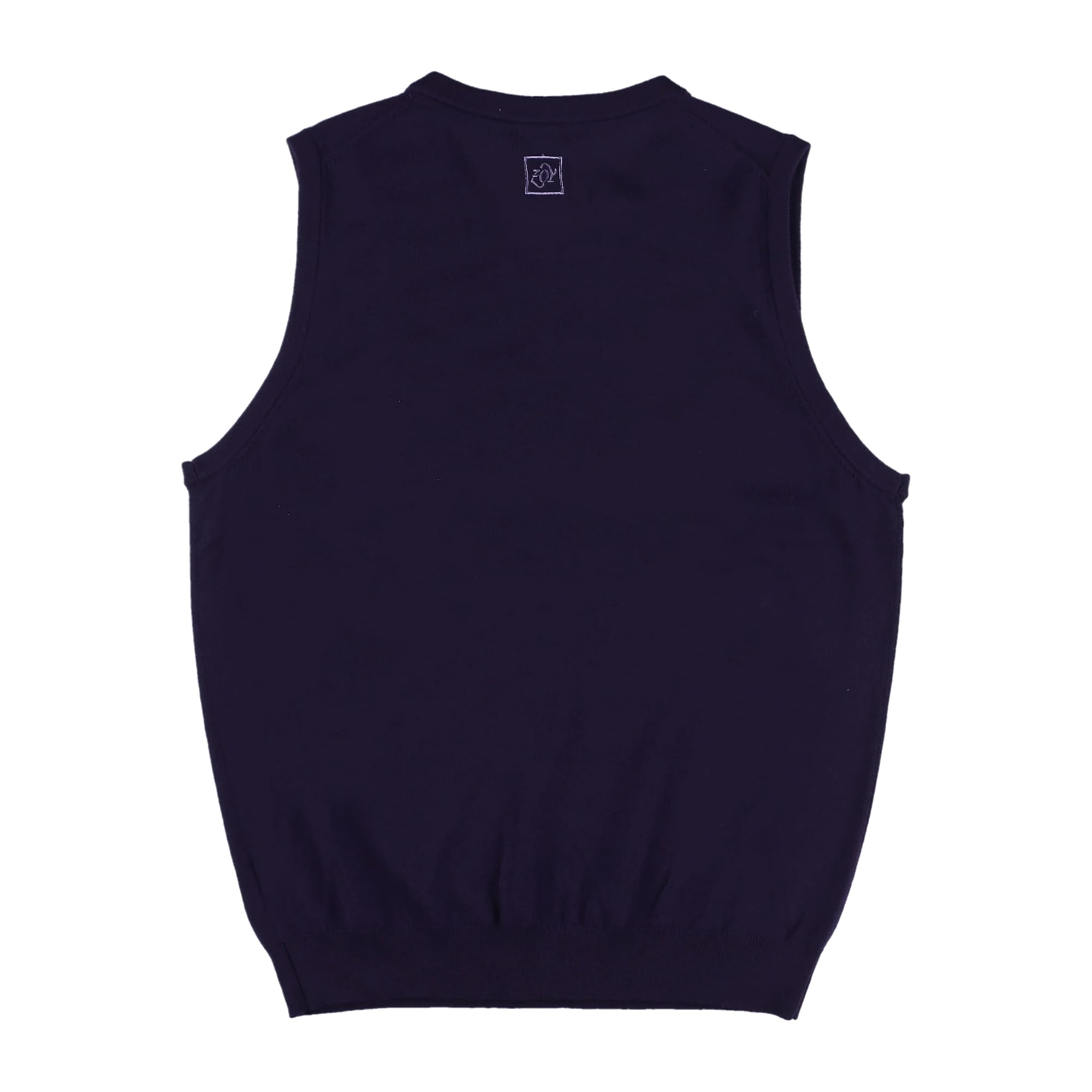 MENS CASHWOOL ニットベスト パープル 071434718 - ZOY OFFICIAL