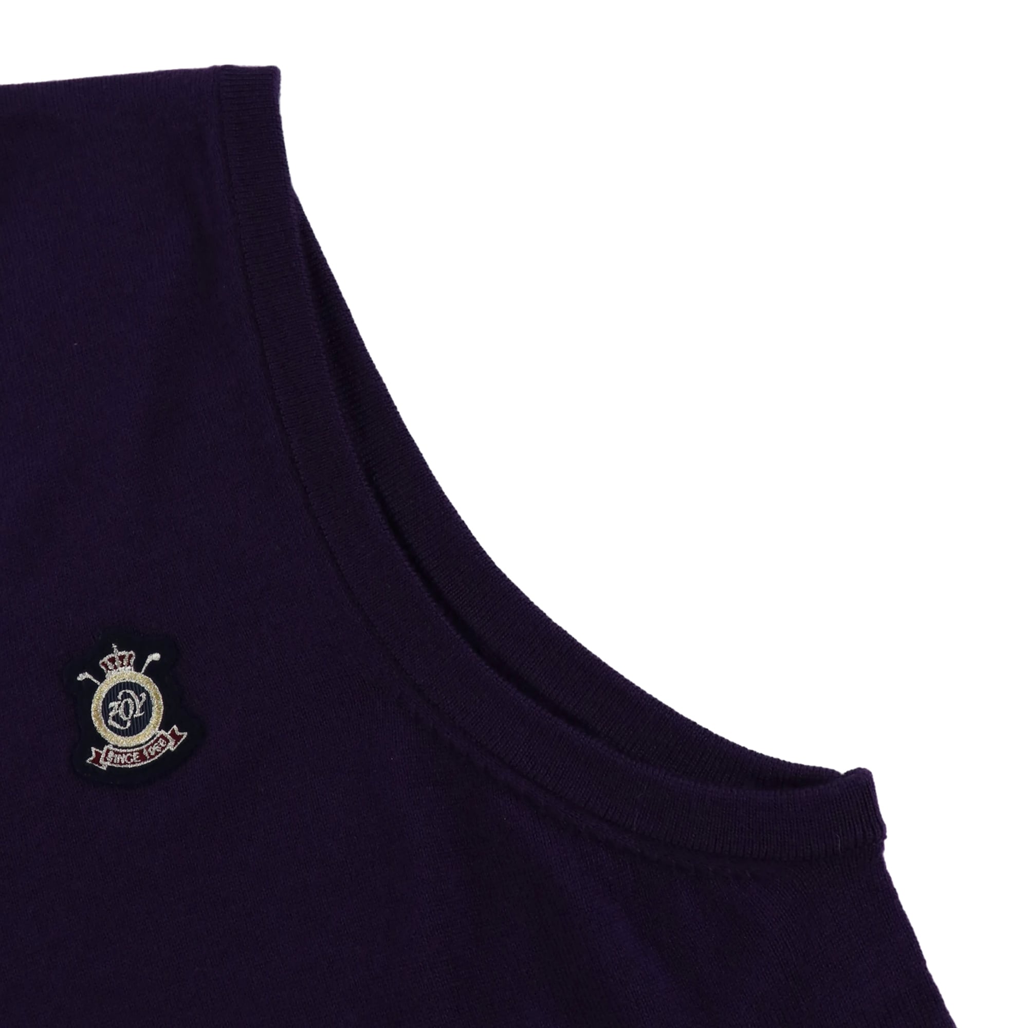 MENS CASHWOOL ニットベスト サックス 071434718 - ZOY OFFICIAL