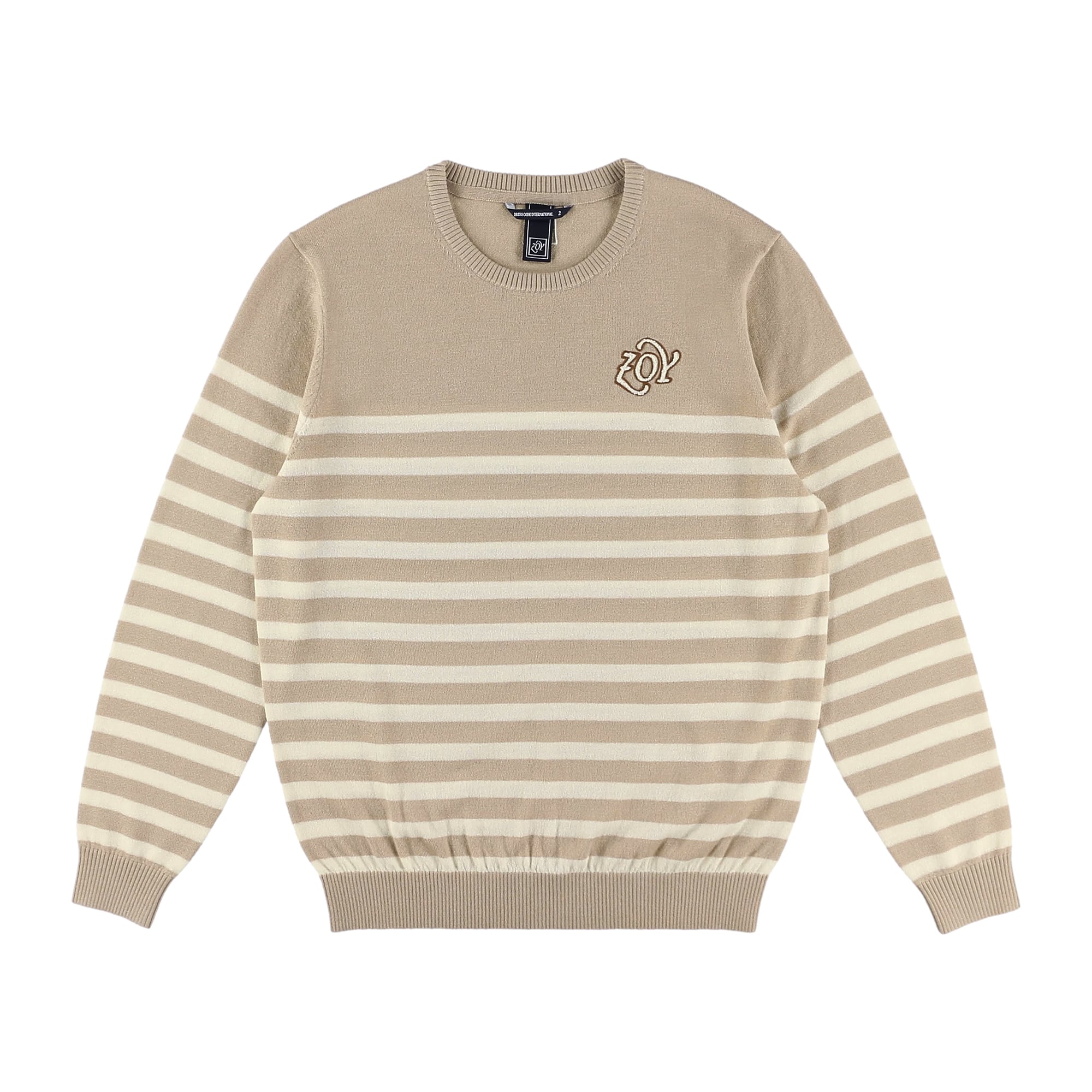 MENS HOLIDAYボーダー 長袖セーター ベージュ 071434710 - ZOY OFFICIAL