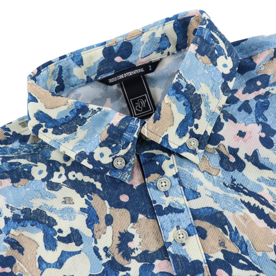 MENS フラワーリバーPT 半袖Tシャツ グリーン 071432023 - ZOY OFFICIAL