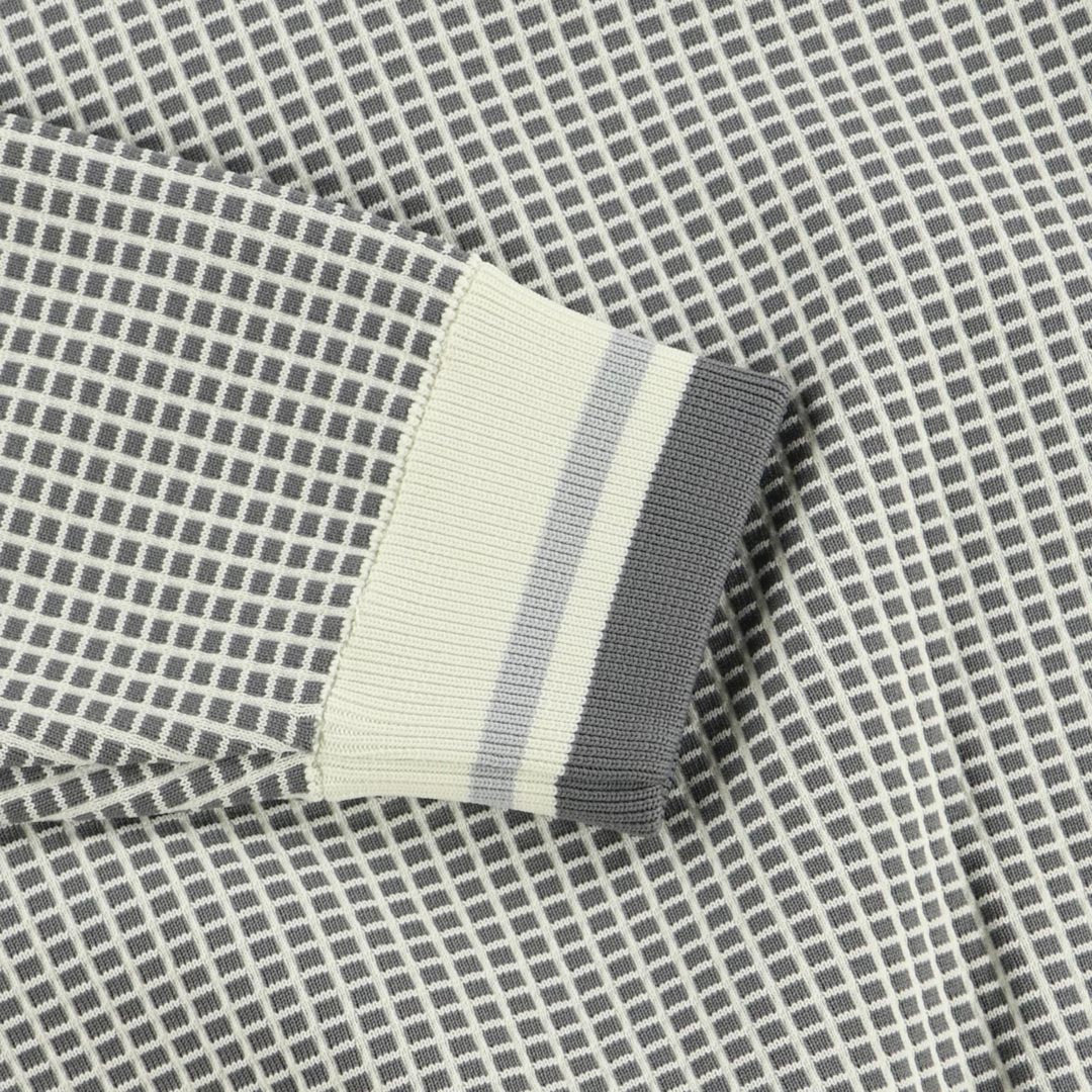 MENS マイクロスリーム グラフチェックWJQ 長袖プルオーバー 071424705 - ZOY OFFICIAL