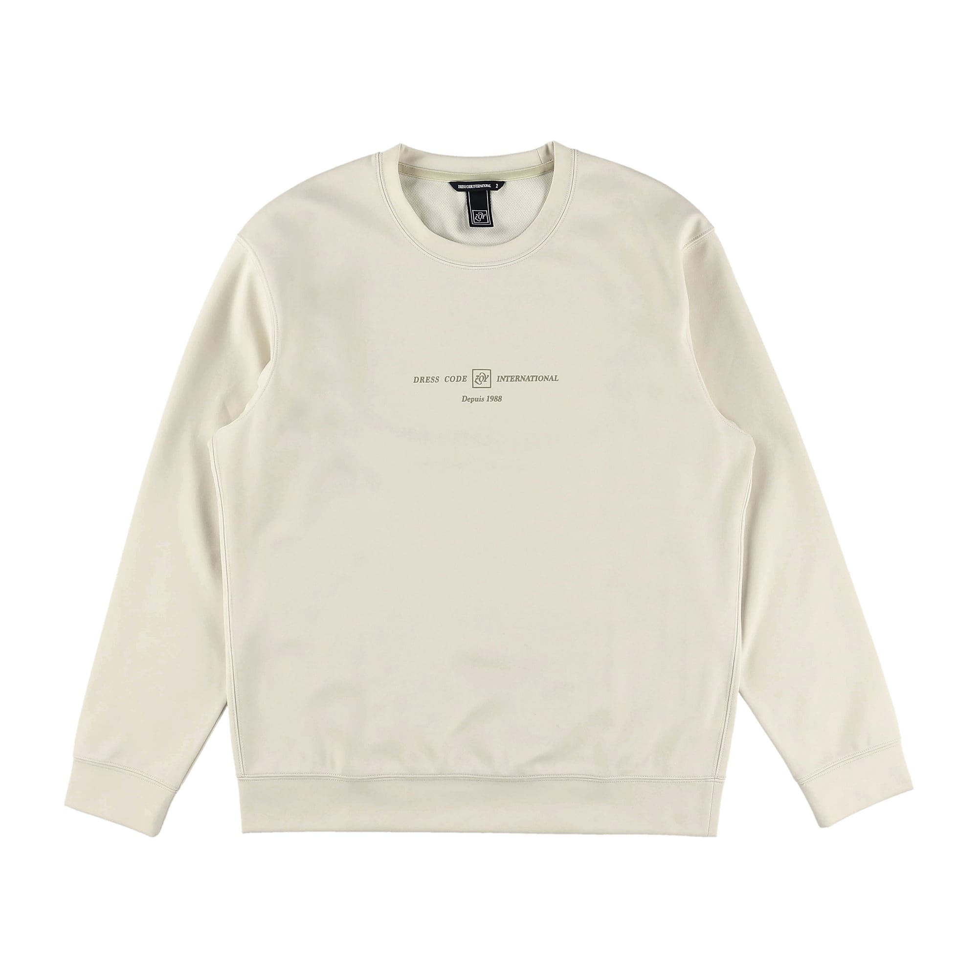 AW】UNISEX 裏メッシュモクロディ スウェットプルオーバー エクリュ 