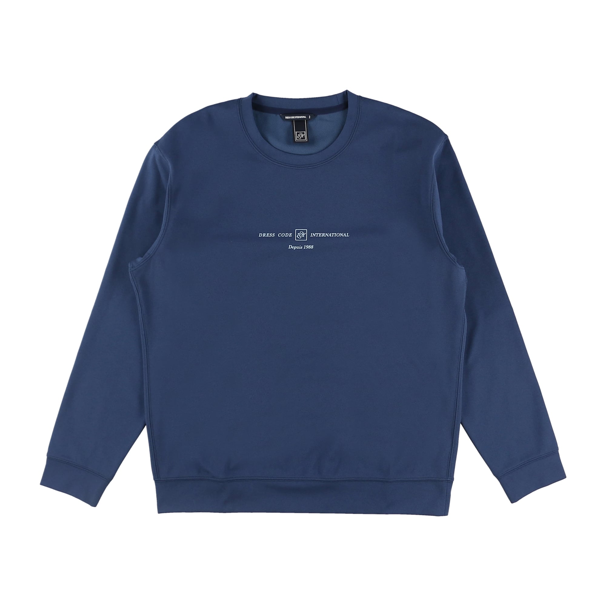 AW】UNISEX 裏メッシュモクロディ スウェットプルオーバー マリン 