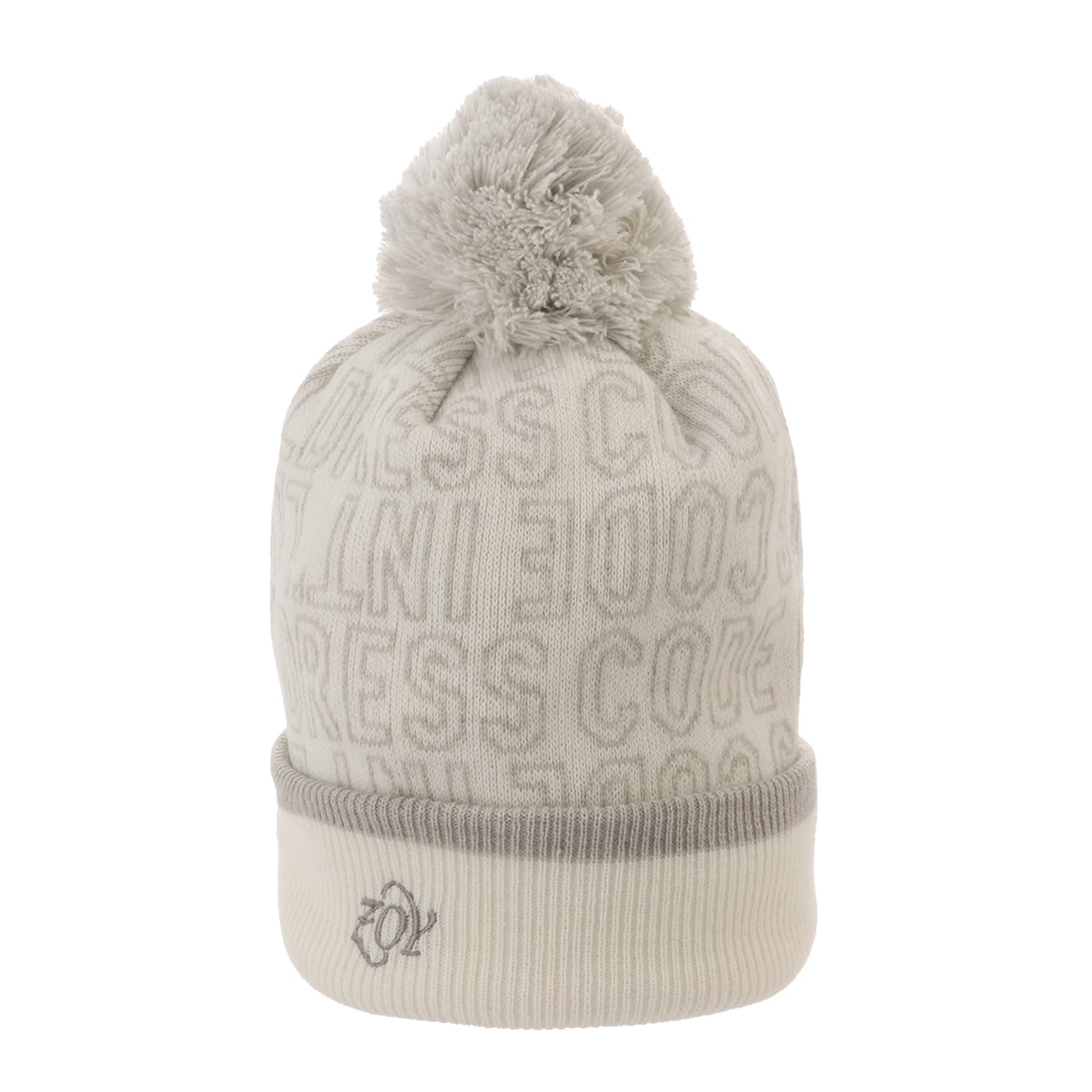 UNISEX ロゴニット帽 ホワイト 071789841 - ZOY OFFICIAL