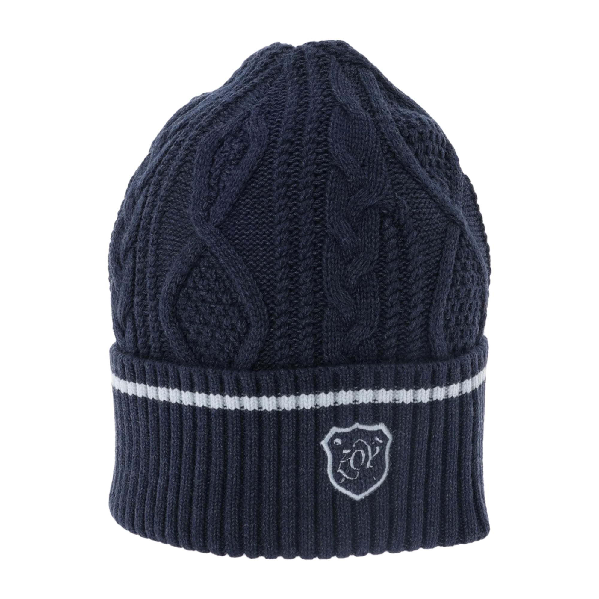 UNISEX BALOON COTTON BEANIE ネイビー 071789858 - ZOY OFFICIAL