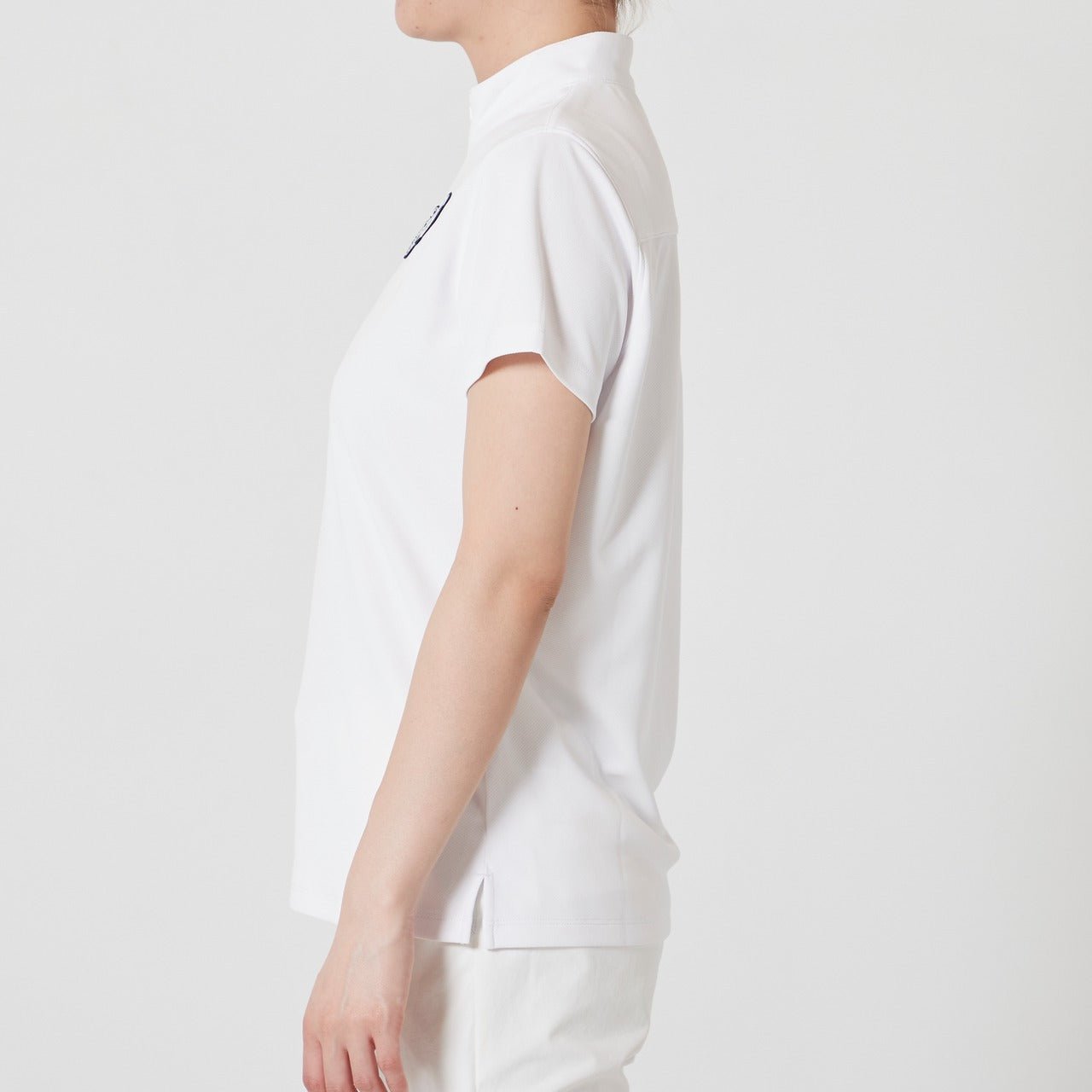 WOMENS スペースマスターピンメッシュ 半袖ポロシャツ ホワイト 071622010 - ZOY OFFICIAL