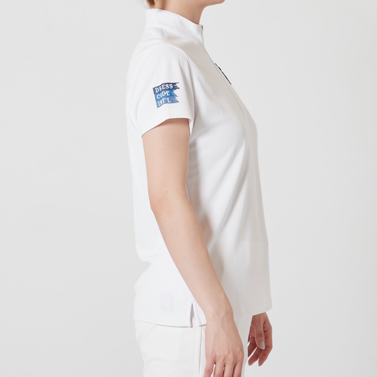 WOMENS スペースマスターピンメッシュ 半袖ポロシャツ ホワイト 071622010 - ZOY OFFICIAL
