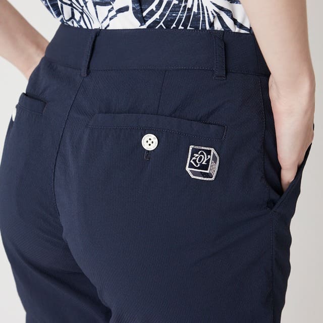 WOMENS ガーメントダイ ショートパンツ ネイビー 071622426 - ZOY OFFICIAL