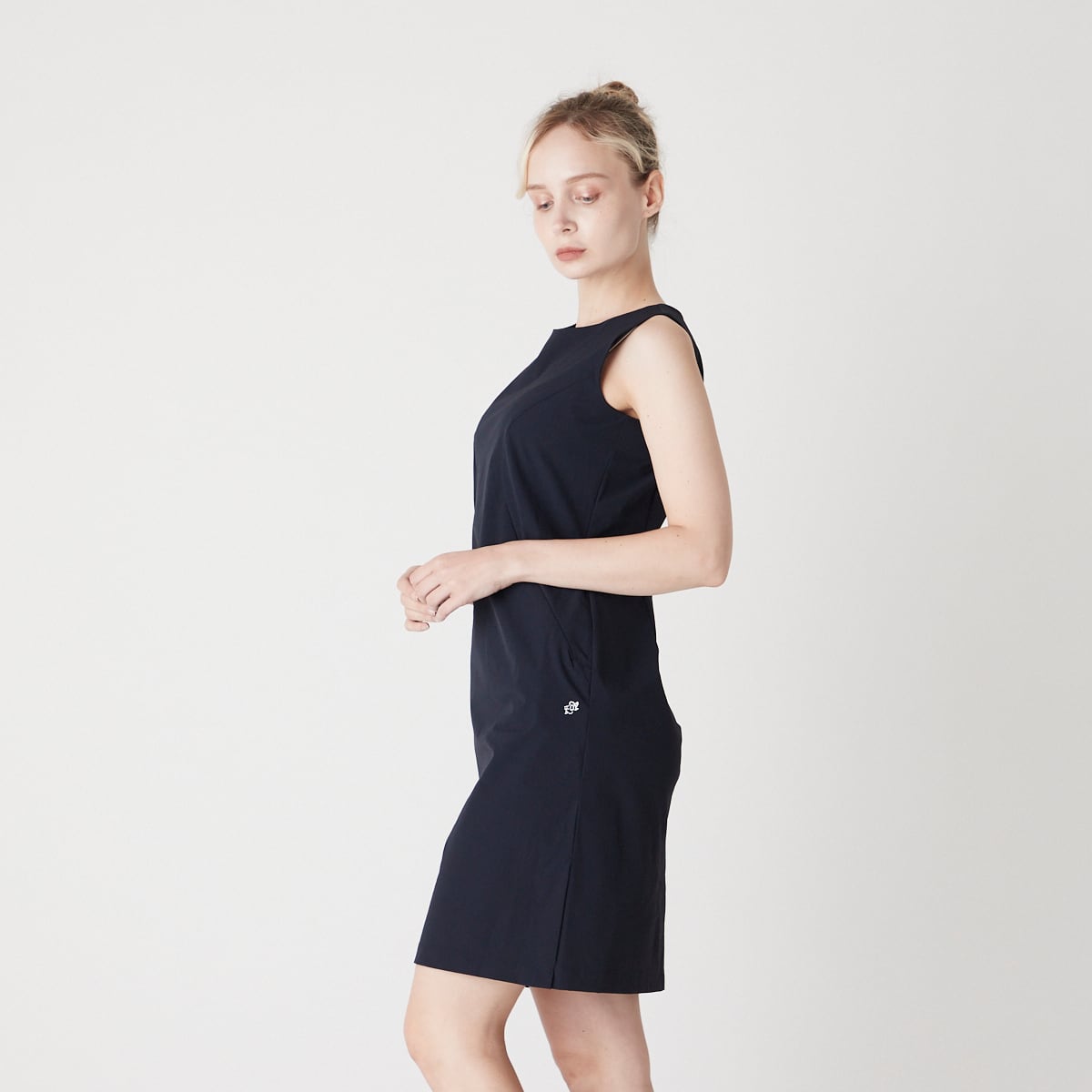 WOMENS マイクロリップストレッチ ワンピース ダークネイビー 071622518 - ZOY OFFICIAL