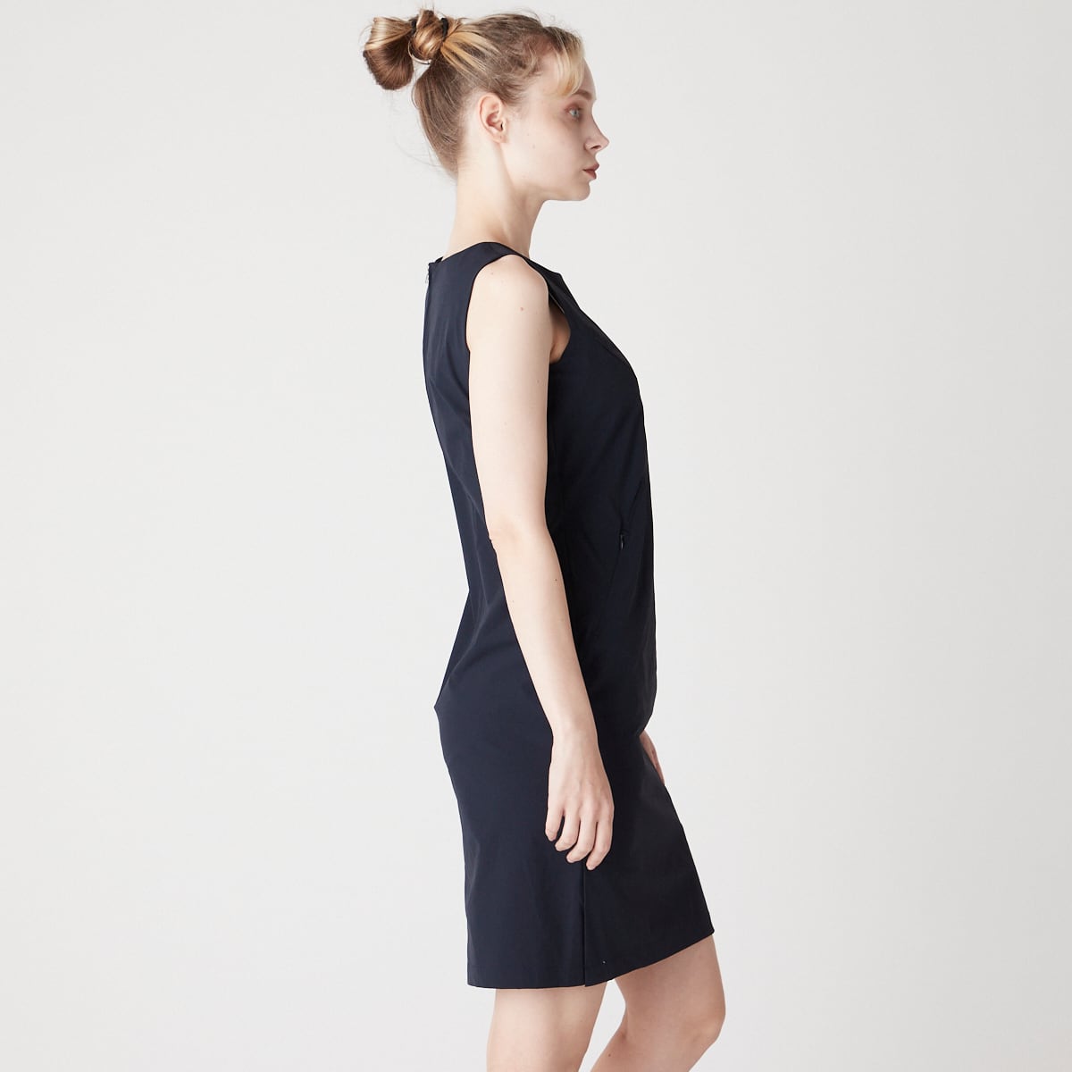 WOMENS マイクロリップストレッチ ワンピース ダークネイビー 071622518 - ZOY OFFICIAL