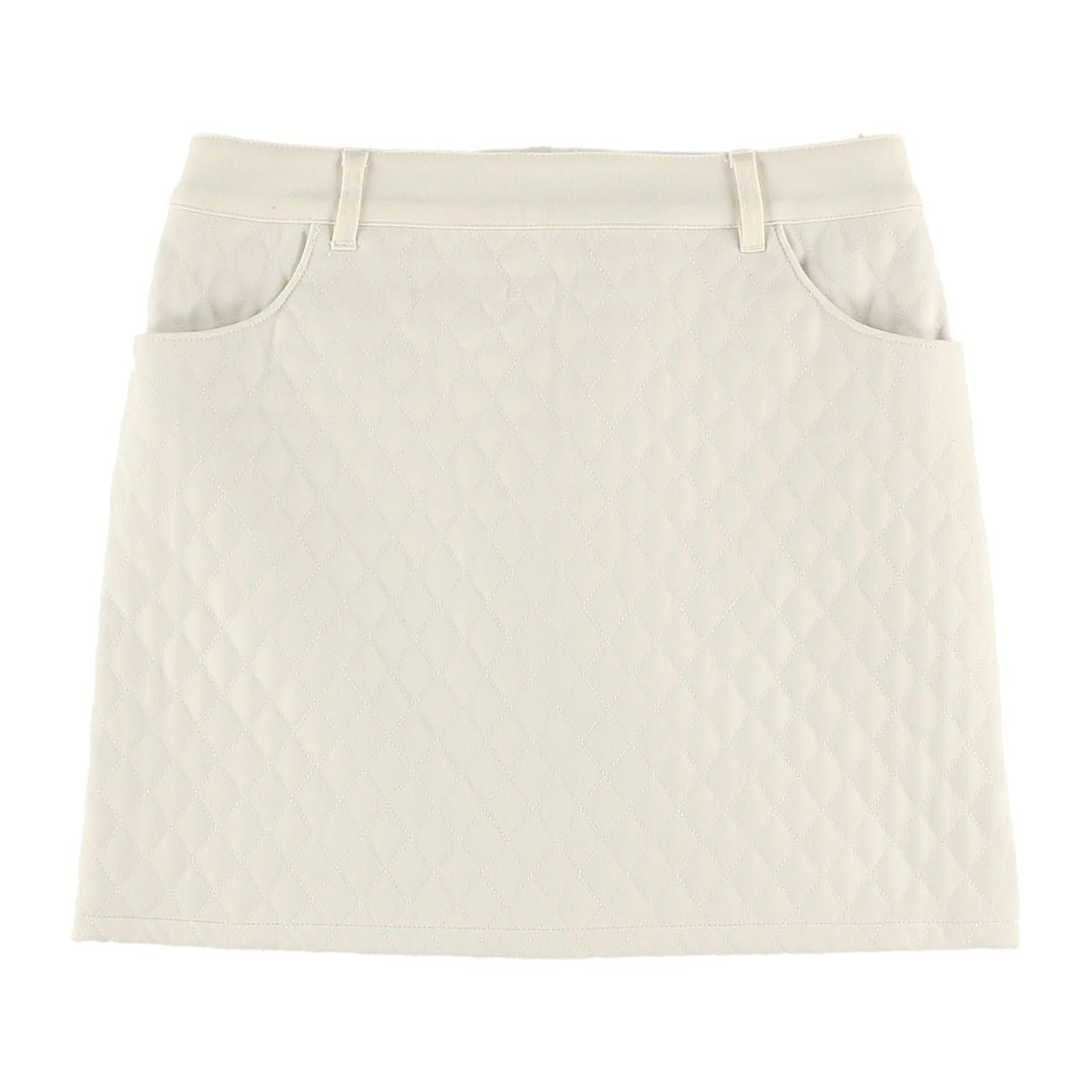 AW】WOMENS サージストレッチキルト スカート ホワイト 071624326