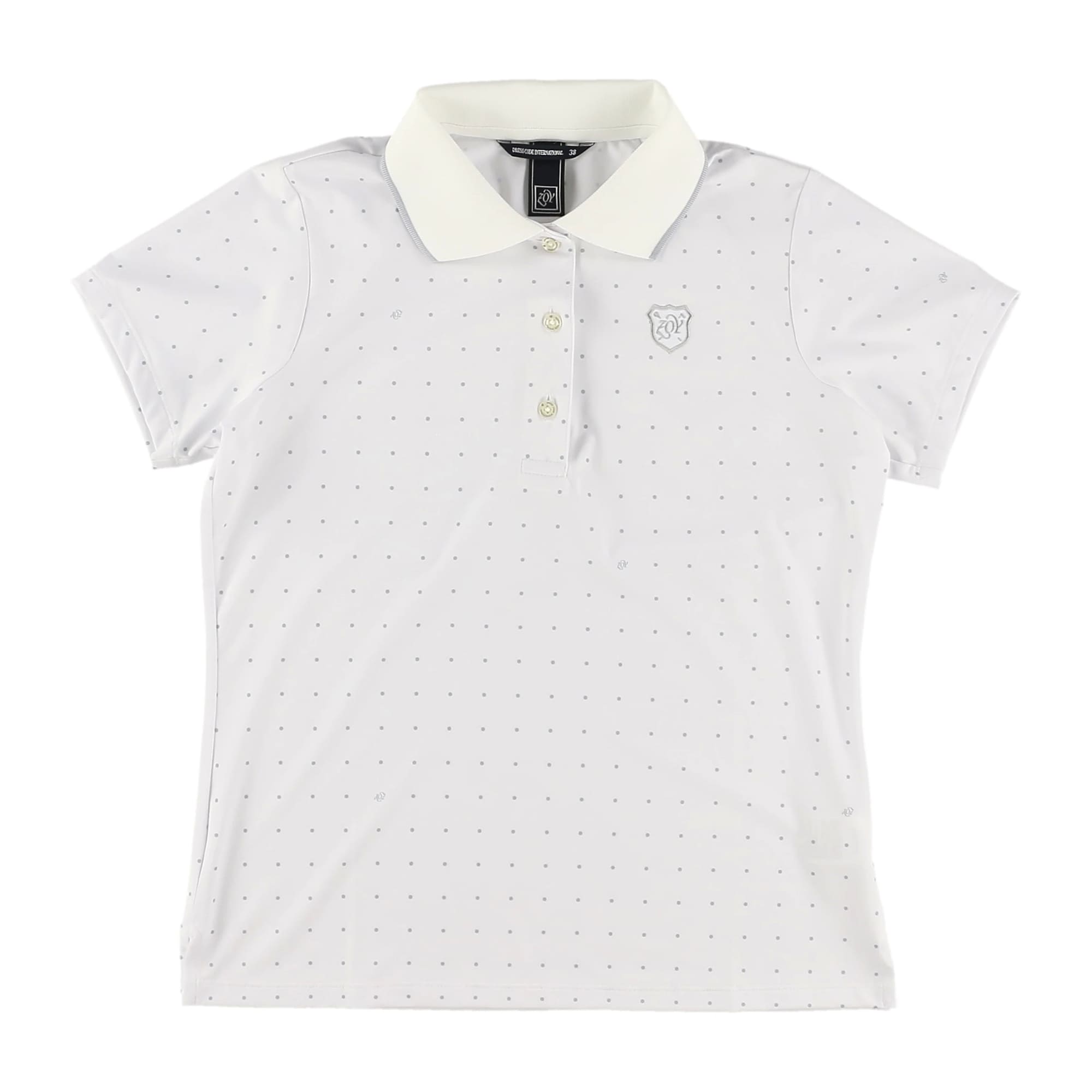 WOMENS ドットプリント 半袖シャツ ホワイト 071632014 - ZOY OFFICIAL