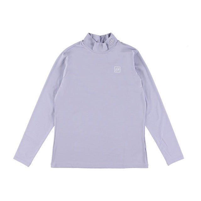 WOMENS ポリエステルベア天竺 長袖モックネック ライラック 071632015 - ZOY OFFICIAL