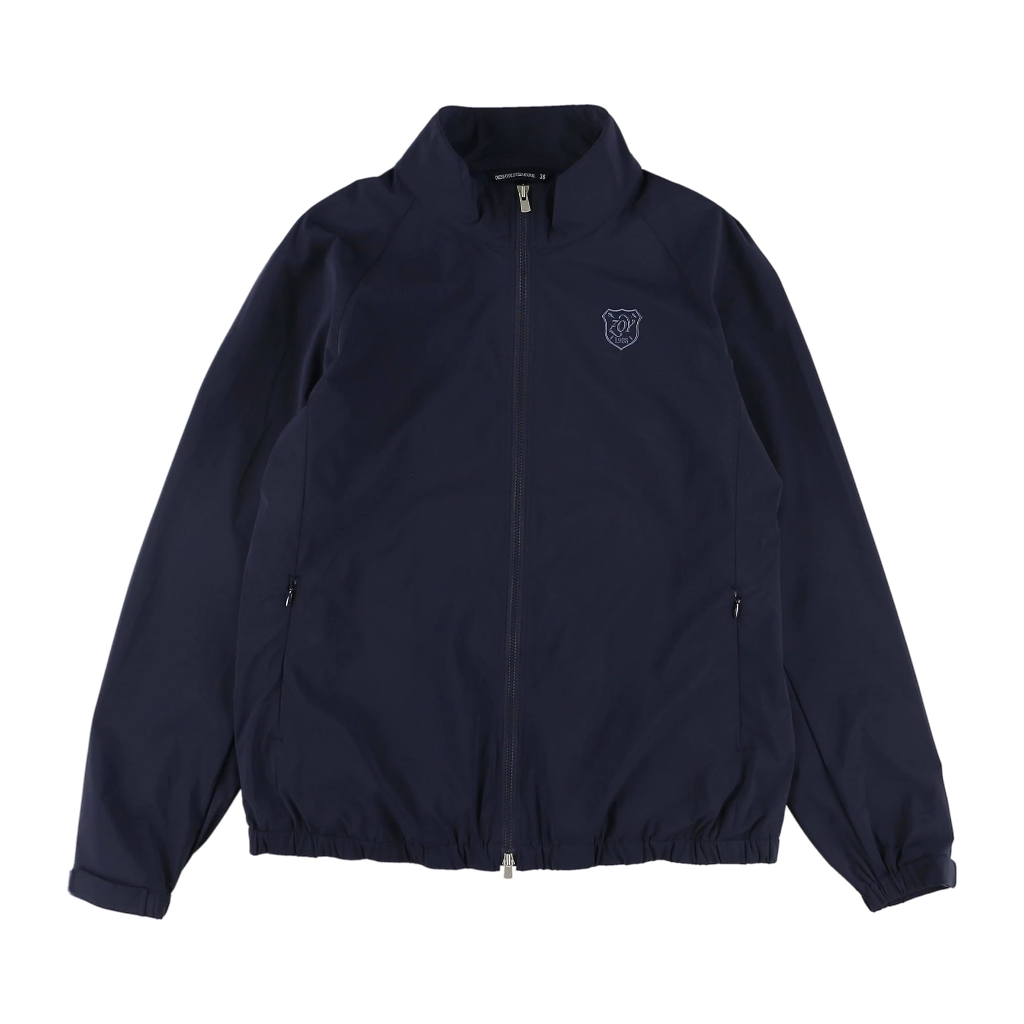 SS】WOMENS 撥水コーティングタフタストレッチ アウター ネイビー 