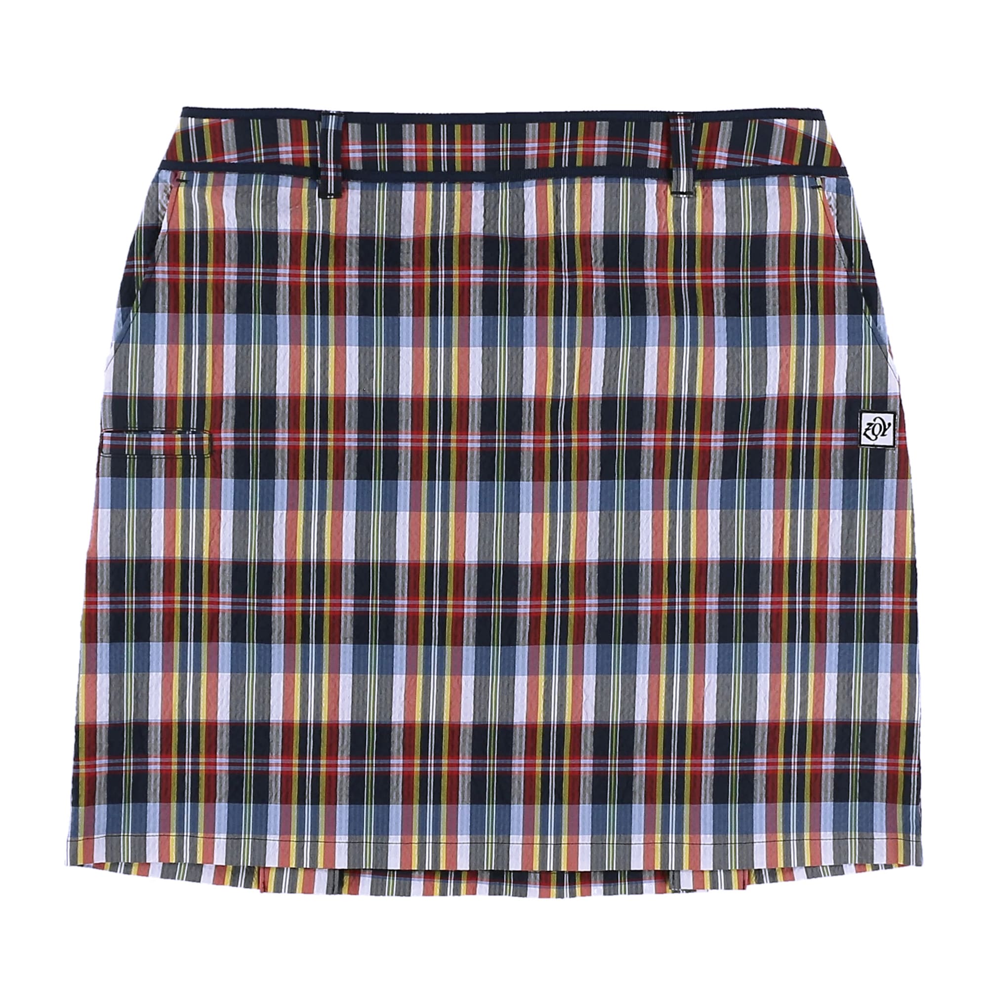 WOMENS クールマックスサッカー スカート マドラスチェック 071632321 - ZOY OFFICIAL