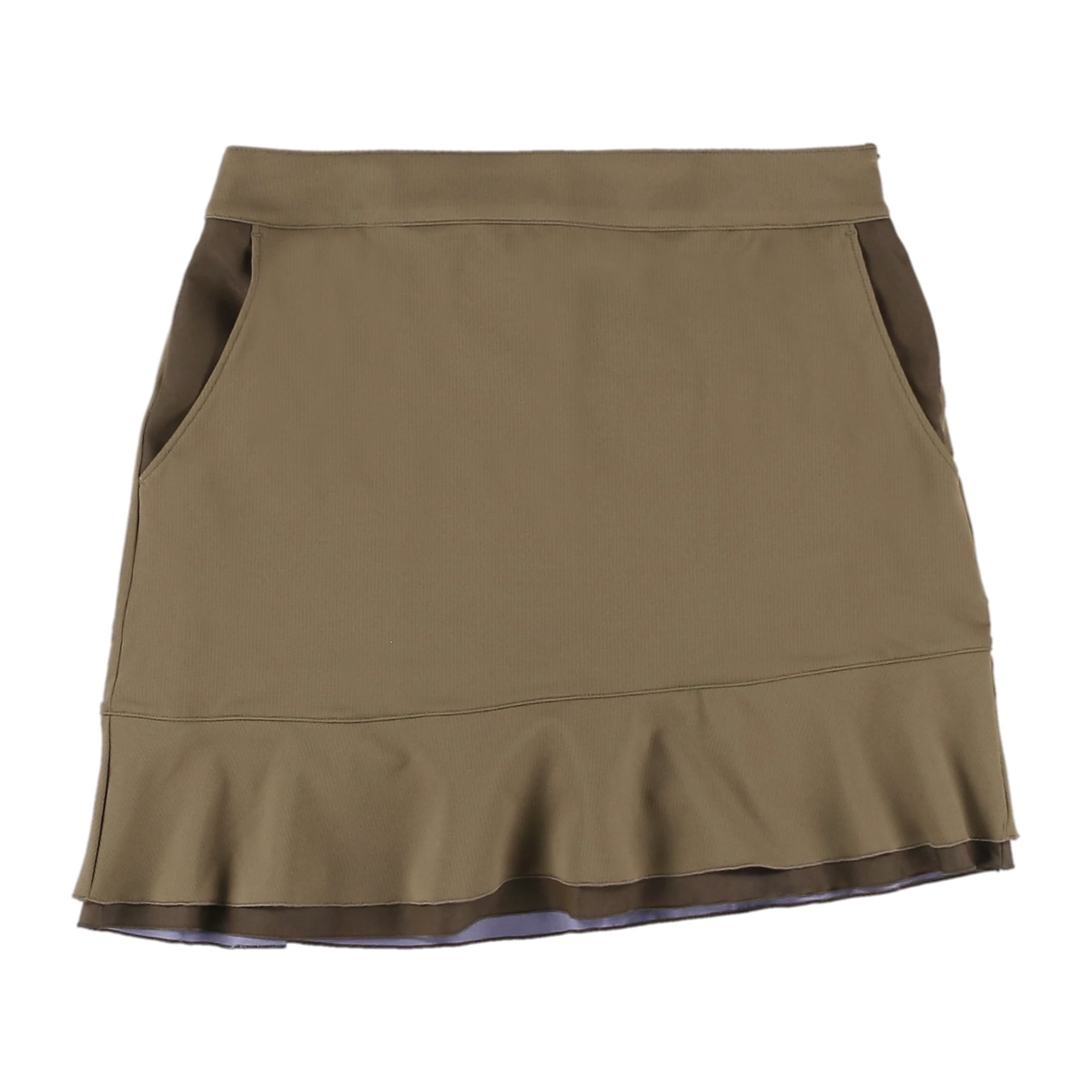 WOMENS ストレッチ ピンメッシュ スカート カーキ 071632343 - ZOY OFFICIAL