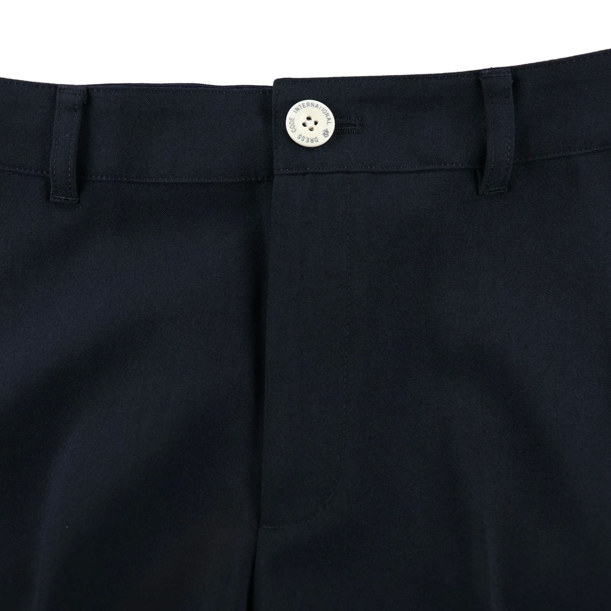WOMENS 強撚ウールタッチ ロングパンツ ネイビー 071632402 - ZOY OFFICIAL
