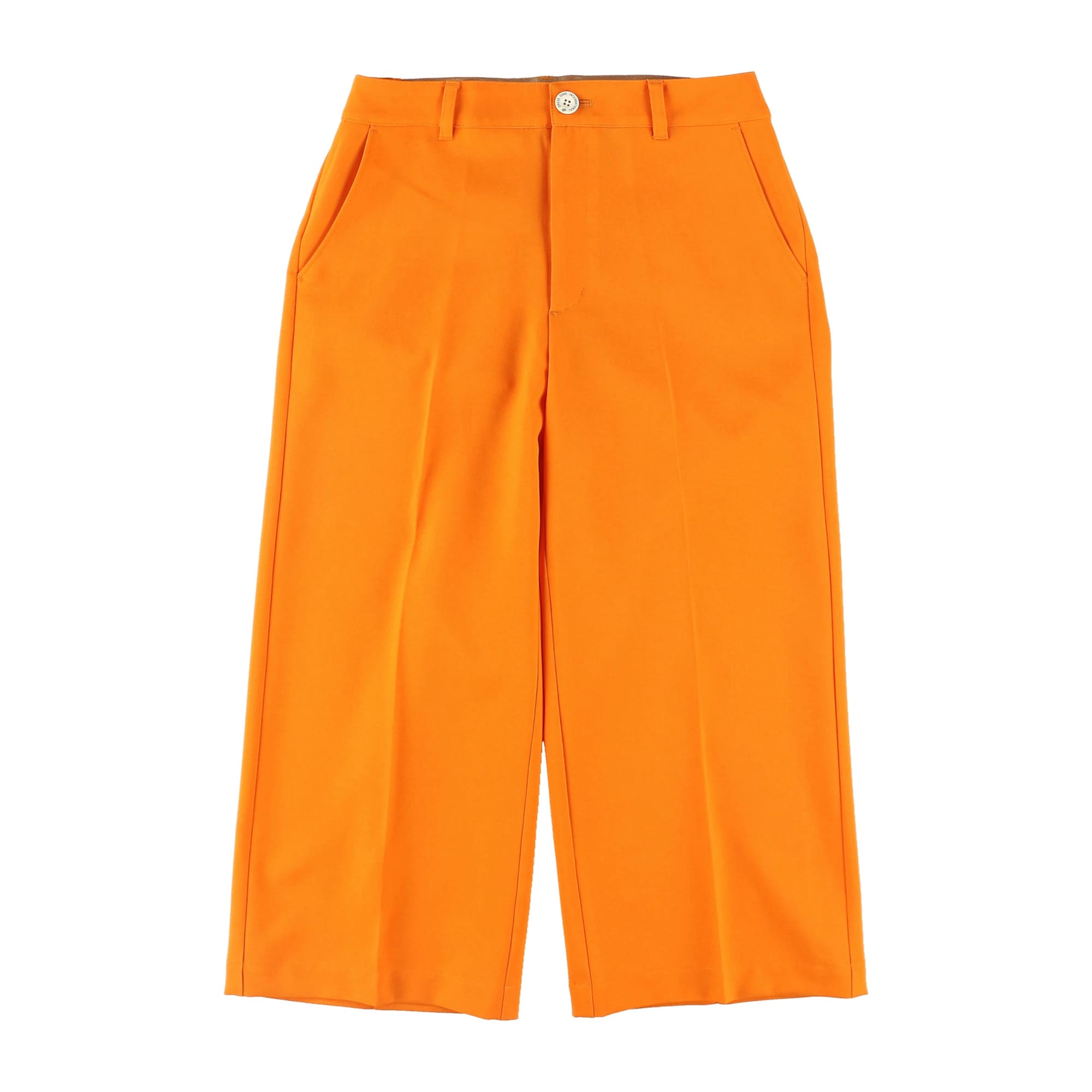 WOMENS 強撚ウールタッチ ロングパンツ オレンジ 071632402 - ZOY OFFICIAL