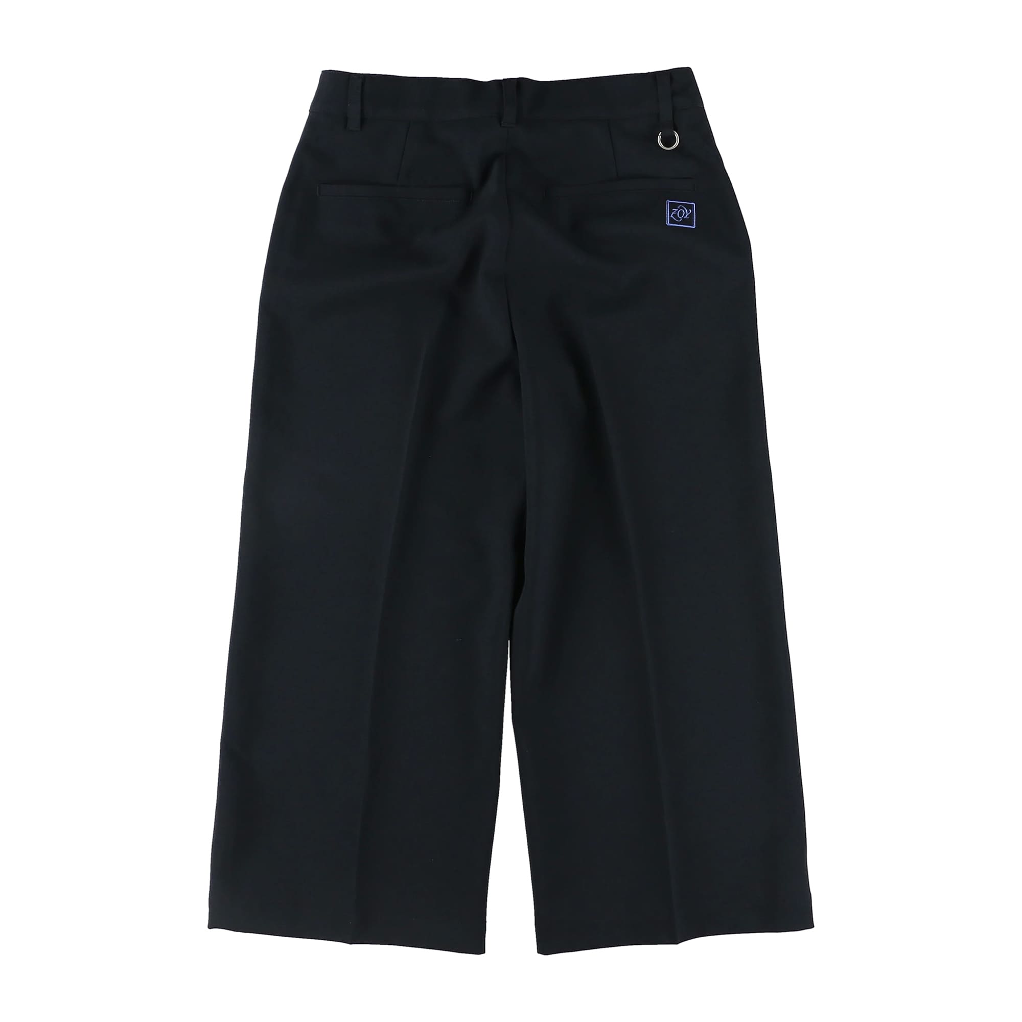 WOMENS 強撚ウールタッチ ロングパンツ ブルー 071632402 - ZOY OFFICIAL