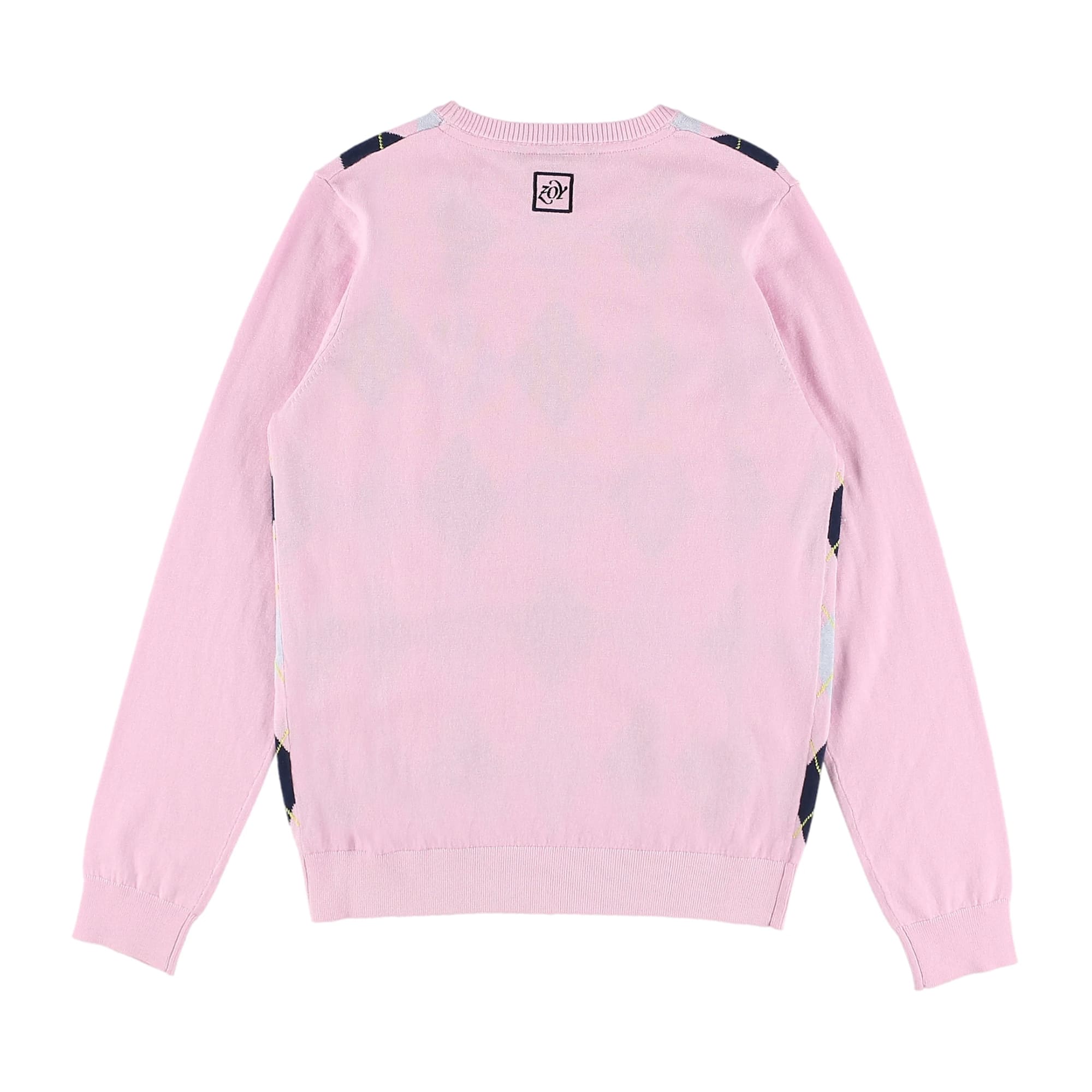 WOMENS アーガイル 長袖プルオーバー ホワイト 071632710 - ZOY OFFICIAL