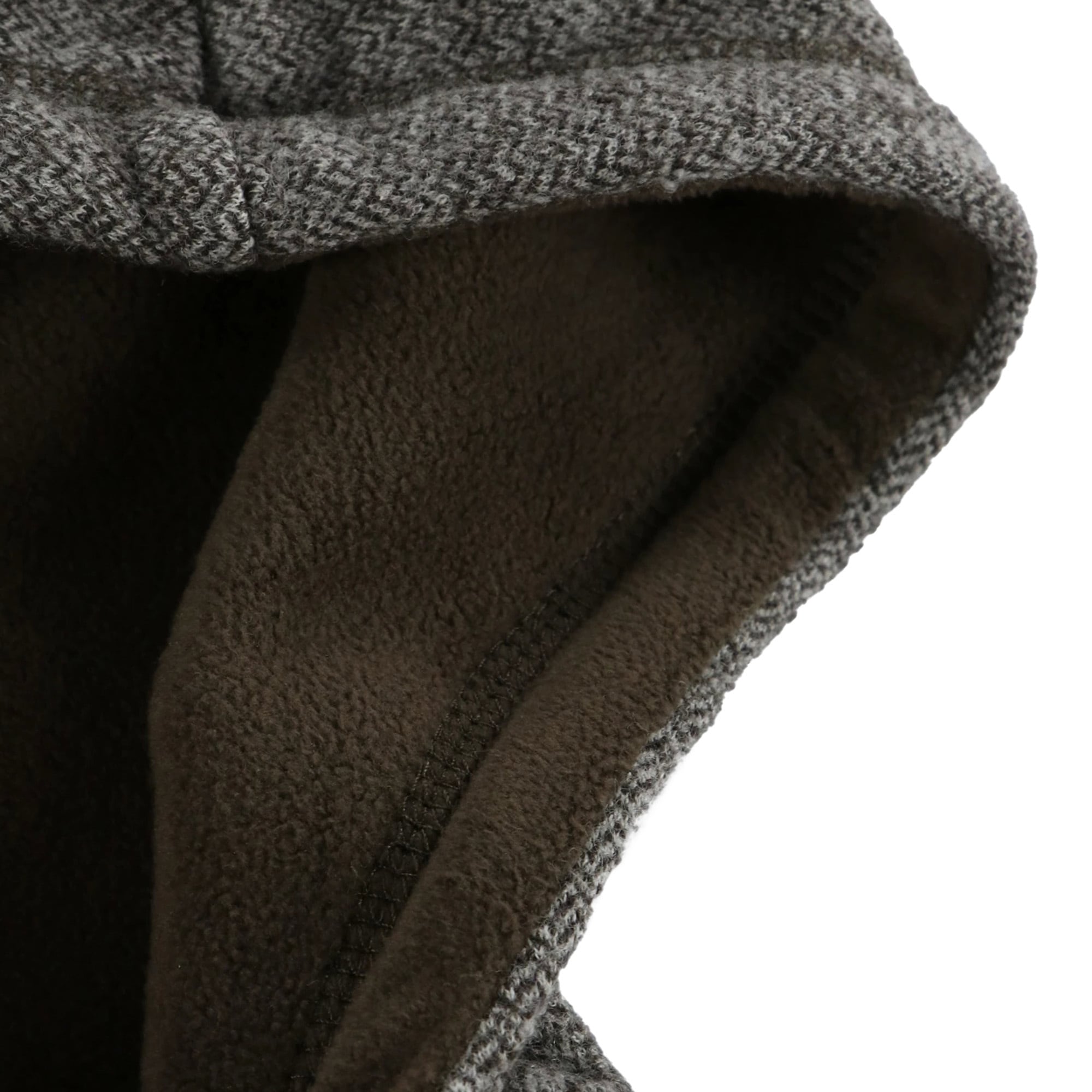 WOMENS ヘリンボーン千鳥 フードスウェット(防風裏地付き) チャコール 071634021 - ZOY OFFICIAL