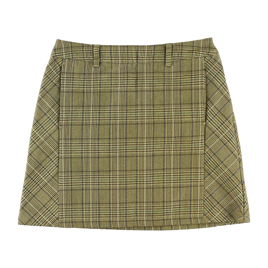 WOMENS ドライタッチグレンチェックスカート(防風裏地付き) マスタード 071634307 - ZOY OFFICIAL
