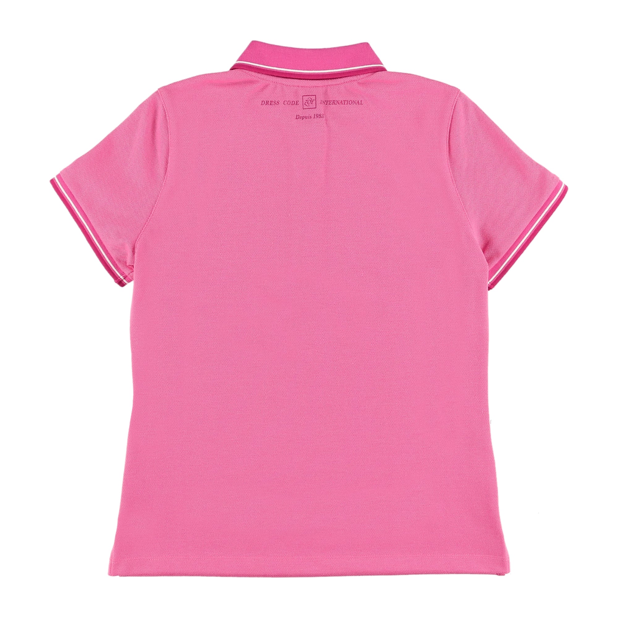 WOMENS コットン鹿の子 半袖ポロシャツ ピンク 071739050 - ZOY OFFICIAL