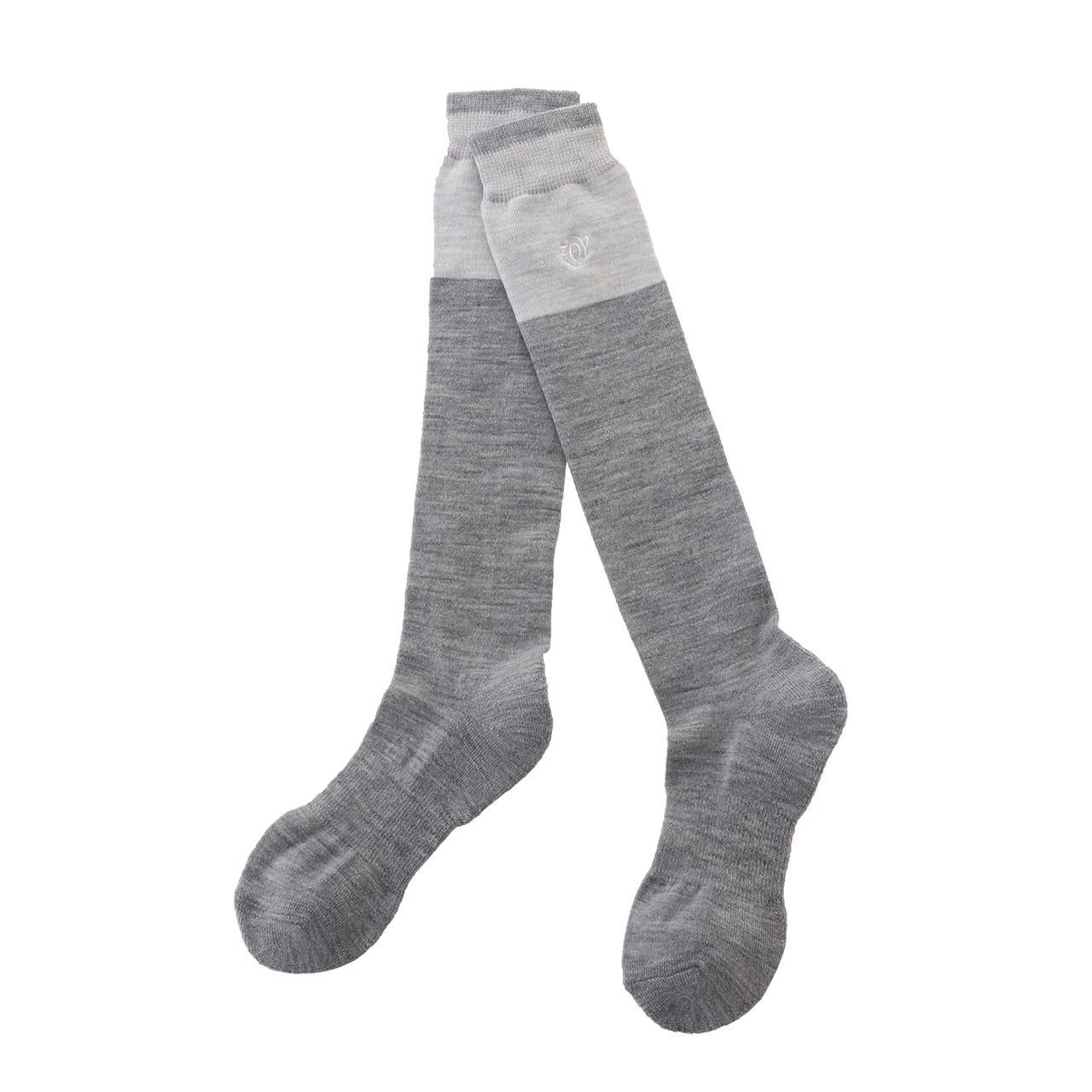 WOMENS 2トーンハイソックス ライトグレー 071789853 - ZOY OFFICIAL