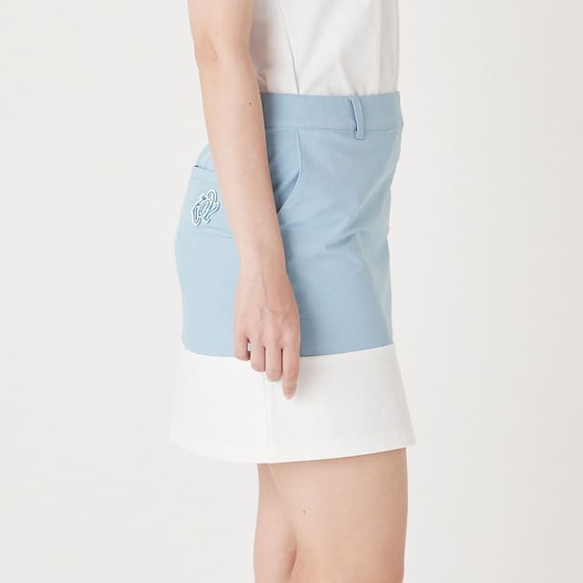WOMENS チルドライ 2WAYストレッチ スカート ブルー 071622331 - ZOY OFFICIAL