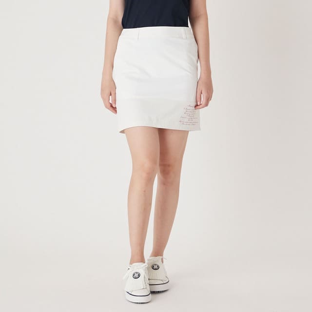 WOMENS チルドライ 2WAYストレッチ スカート ホワイト 071622331 - ZOY OFFICIAL