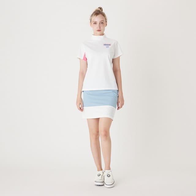 WOMENS チルドライ 2WAYストレッチ スカート ブルー 071622331 - ZOY OFFICIAL