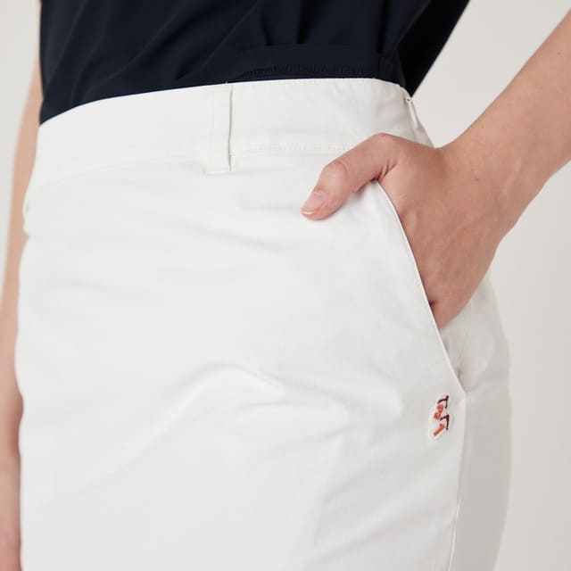 WOMENS チルドライ 2WAYストレッチ スカート ホワイト 071622331 - ZOY OFFICIAL