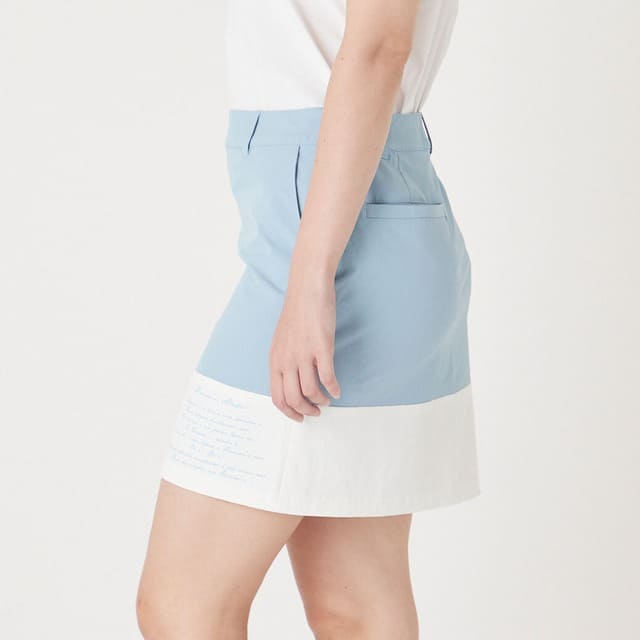 WOMENS チルドライ 2WAYストレッチ スカート ブルー 071622331 - ZOY OFFICIAL