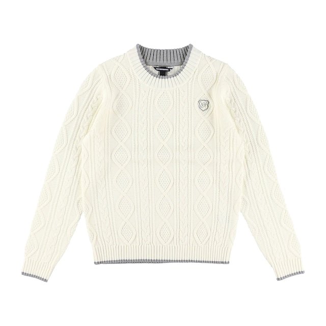 WOMENS BALLOON COTTON 長袖セーター オフホワイト 071634706 - ZOY OFFICIAL