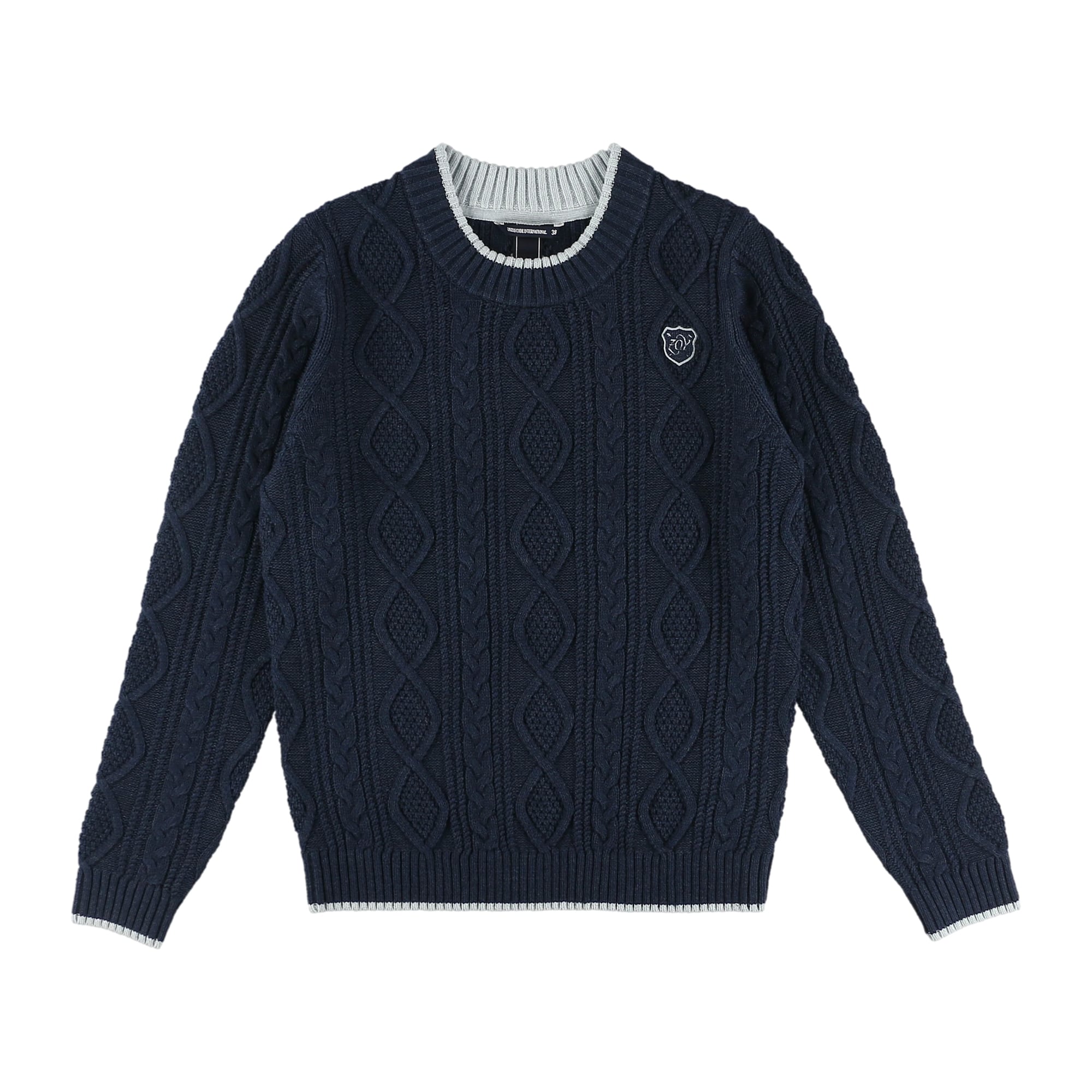 WOMENS BALLOON COTTON 長袖セーター ネイビー 071634706 - ZOY OFFICIAL