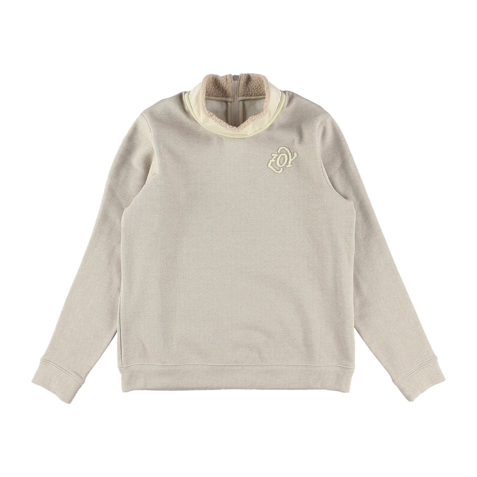 WOMENS BOMBER HEAT TWEED 長袖プルオーバー ベージュ 071634017 - ZOY OFFICIAL