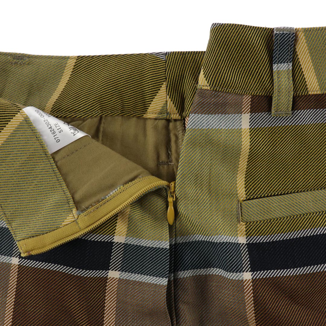 WOMENS シンセティックチェックBTMS スカート 071624302 - ZOY OFFICIAL