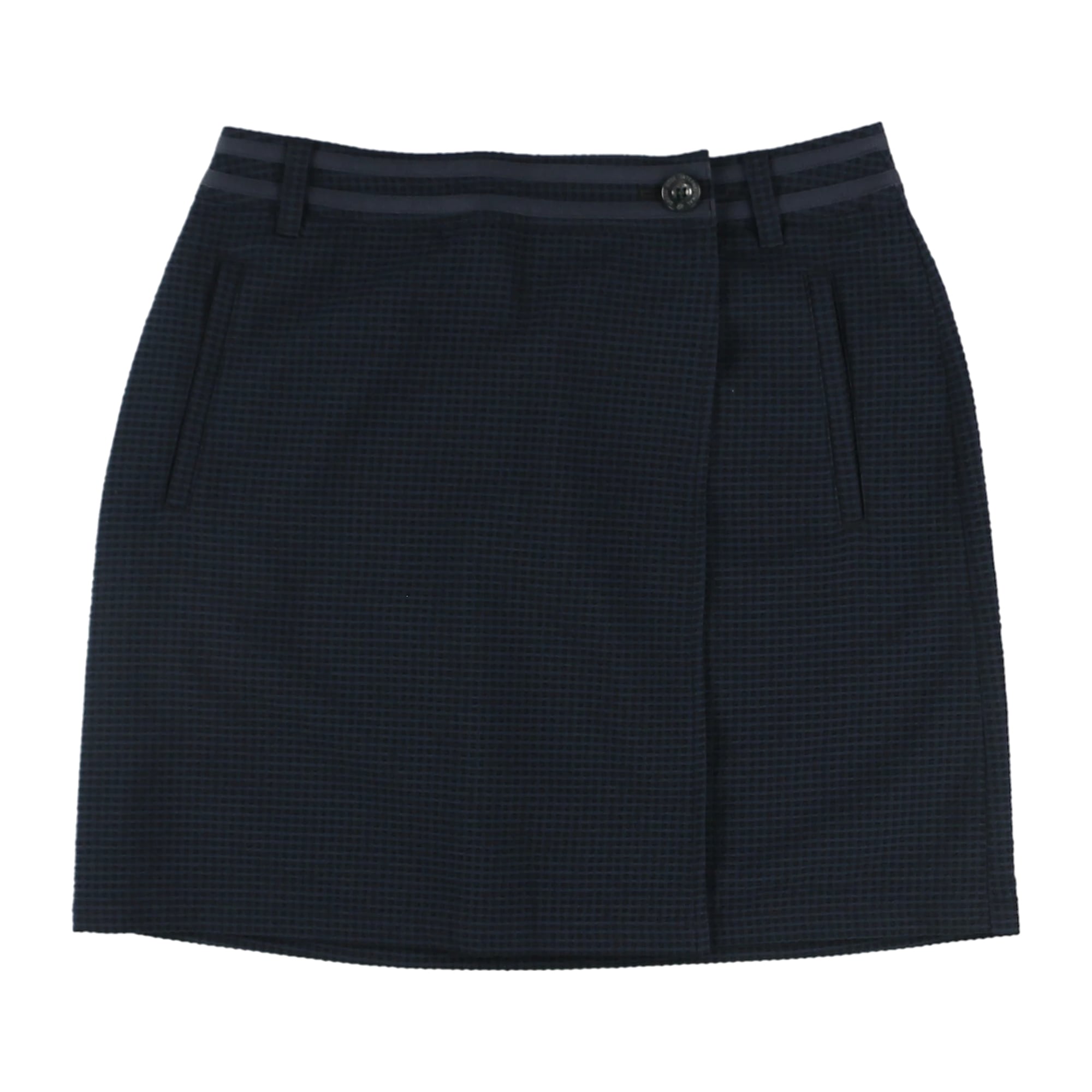 WOMENS DOTAIR ストレッチサッカー スカート ネイビー 071634302 - ZOY OFFICIAL