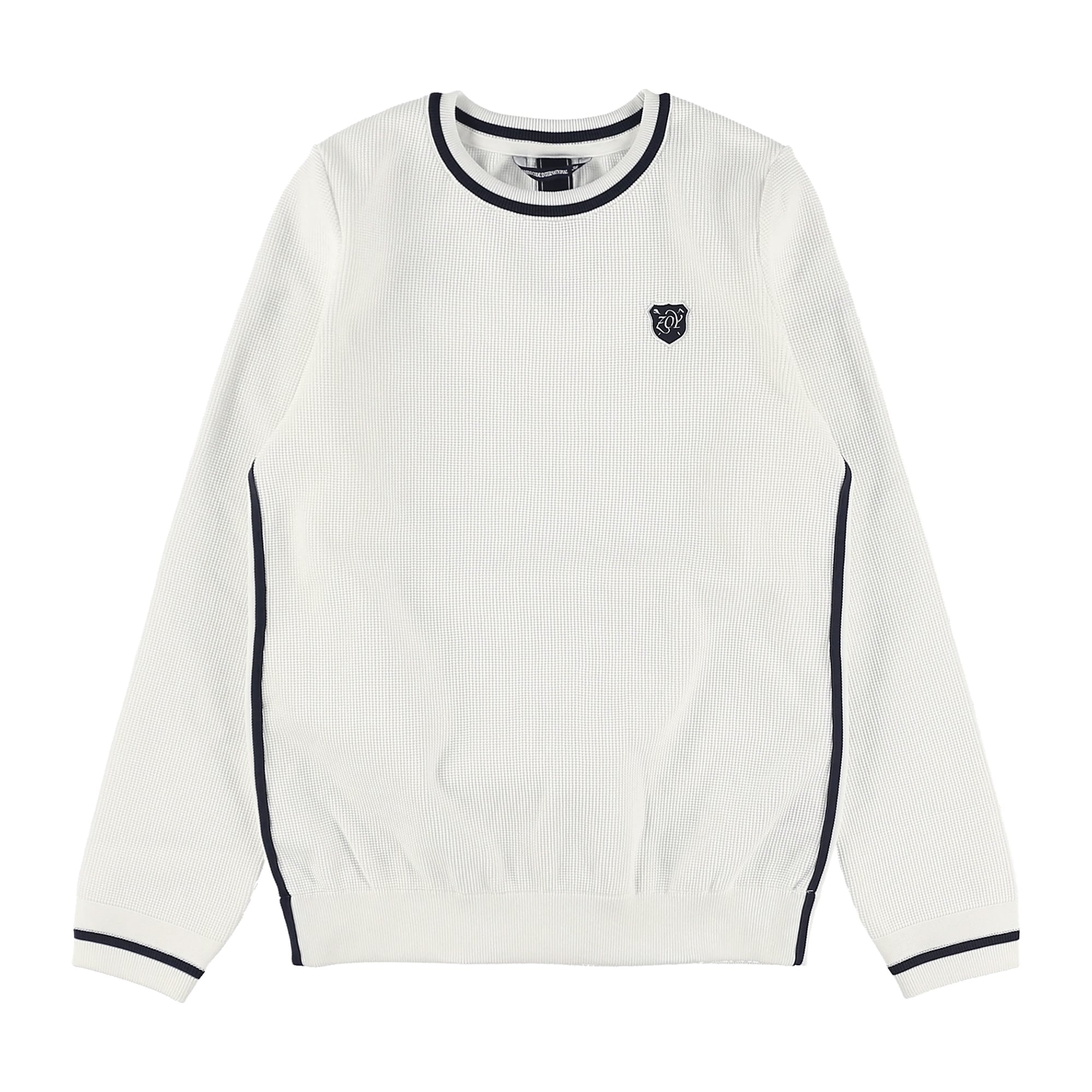 WOMENS ECOハイブリットポリエステル 長袖セーター ホワイト 071634700 - ZOY OFFICIAL