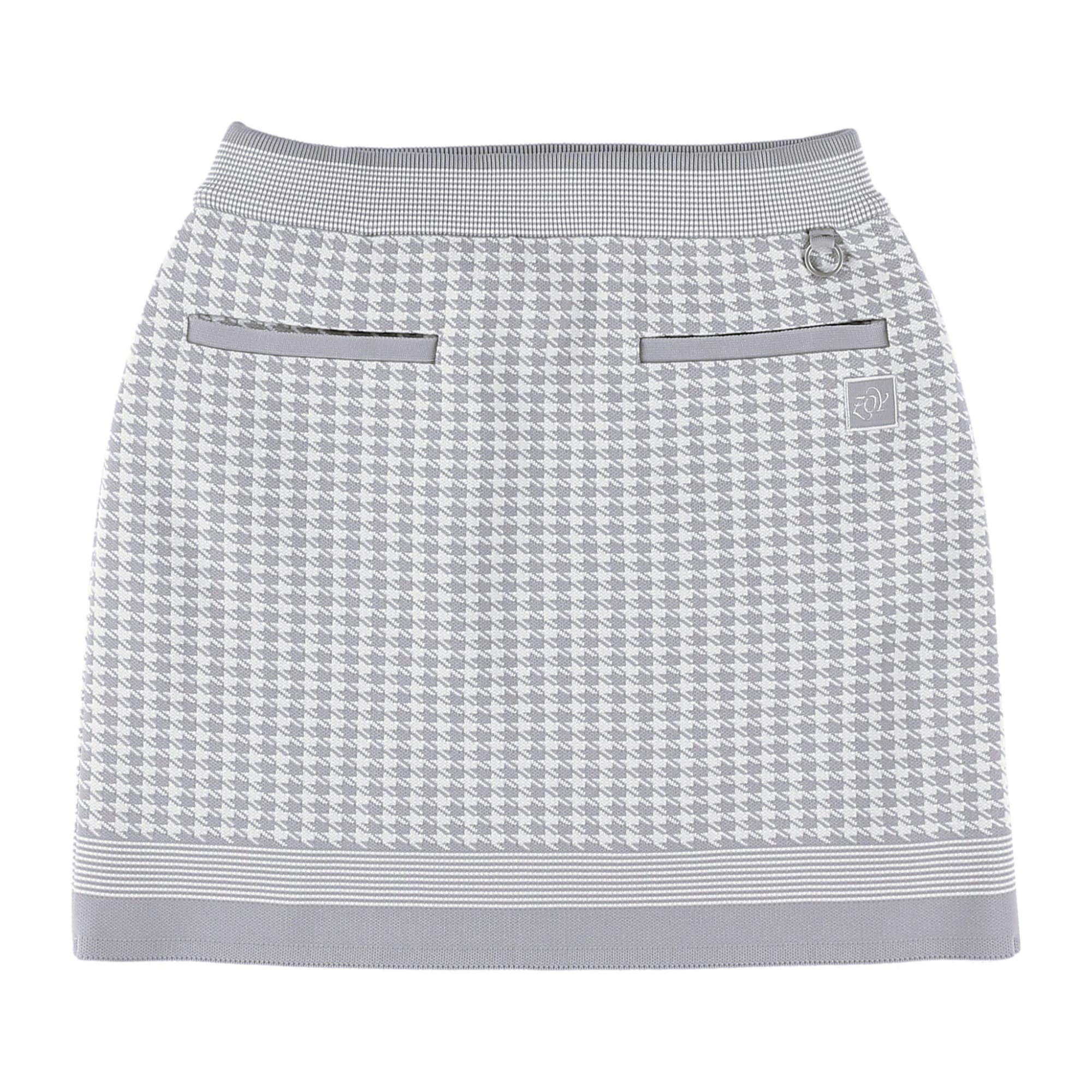 WOMENS 撥水千鳥JQ スカート ネイビー×ホワイト 071632301 - ZOY OFFICIAL